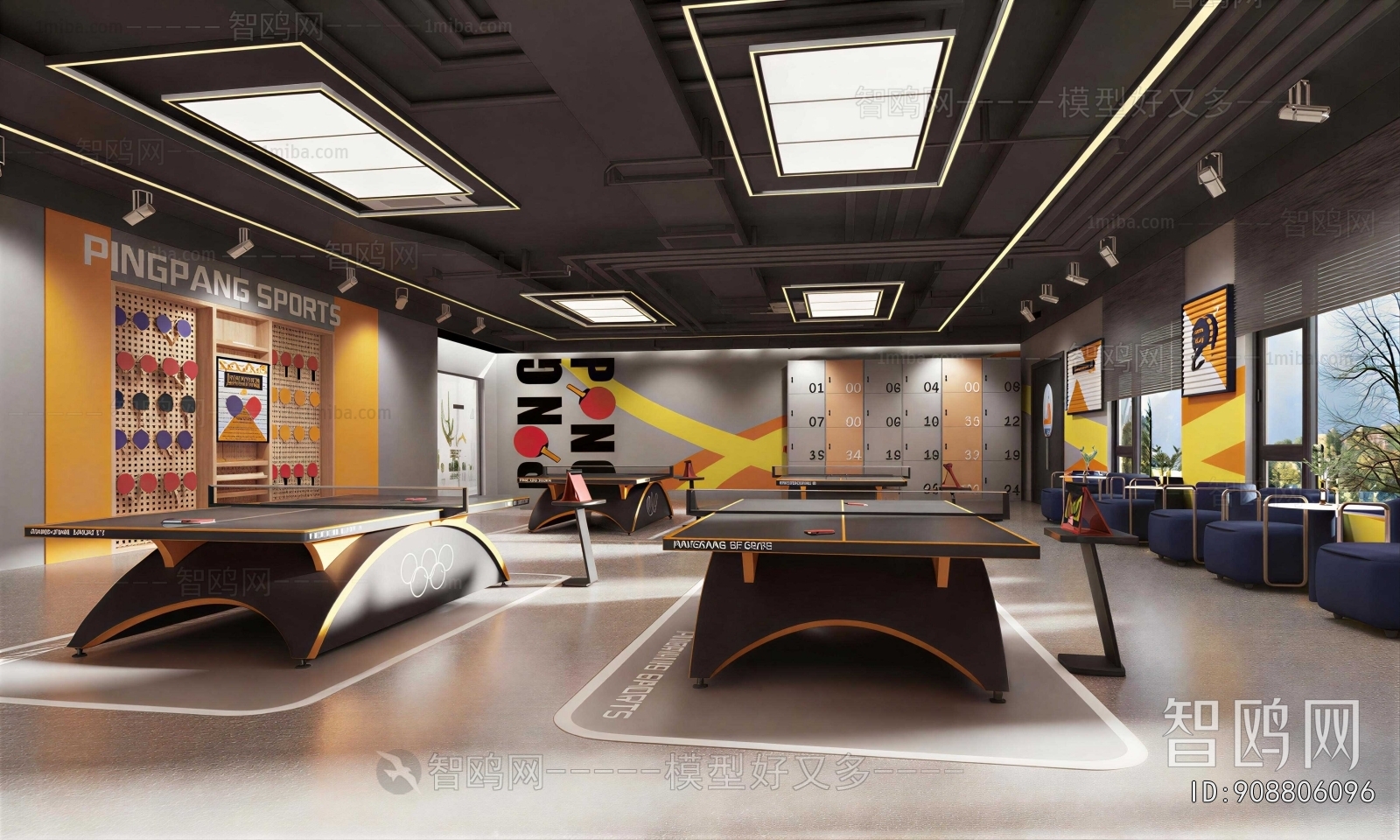 Modern Table Tennis Arena