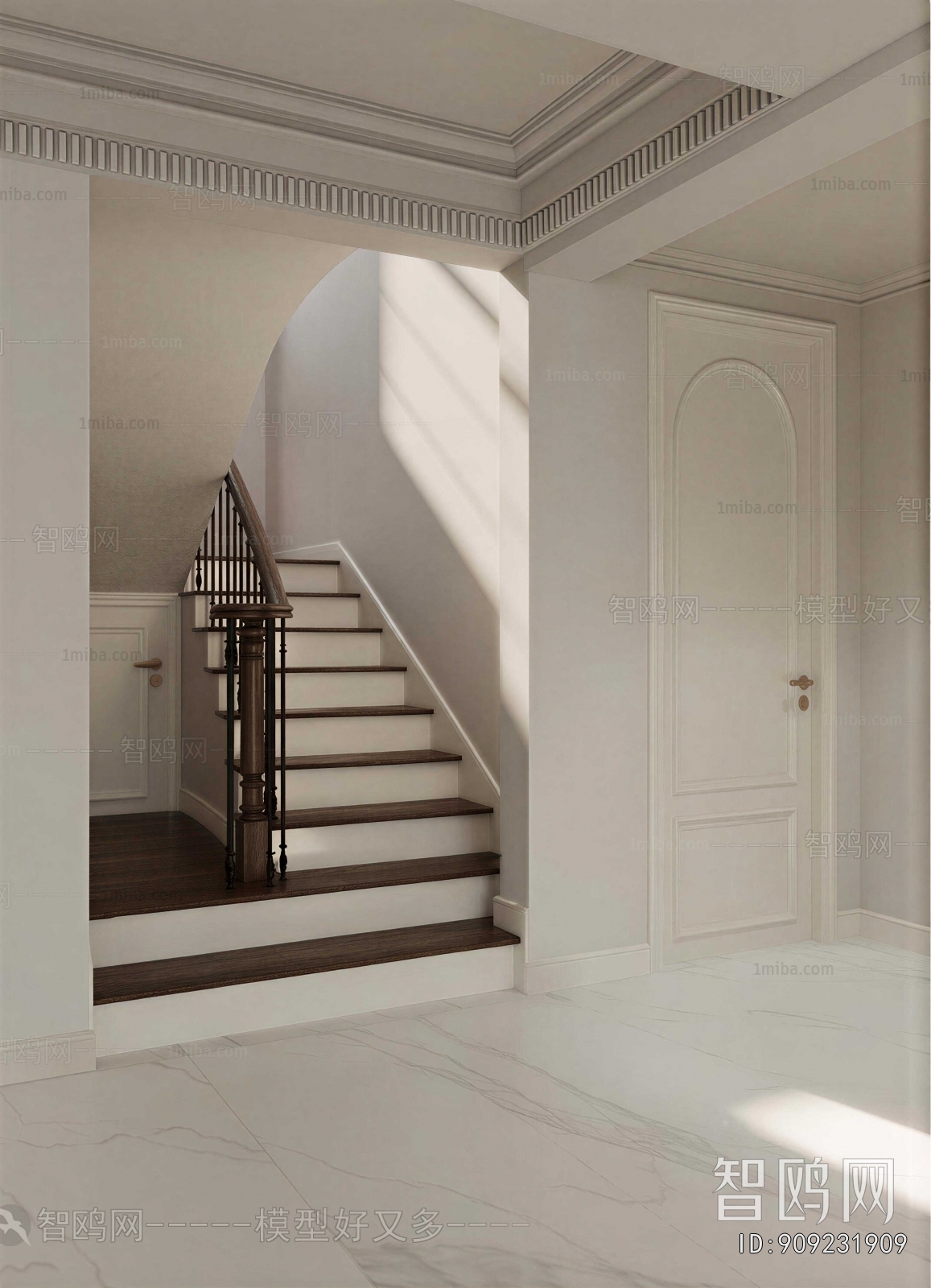 French Style Stairwell