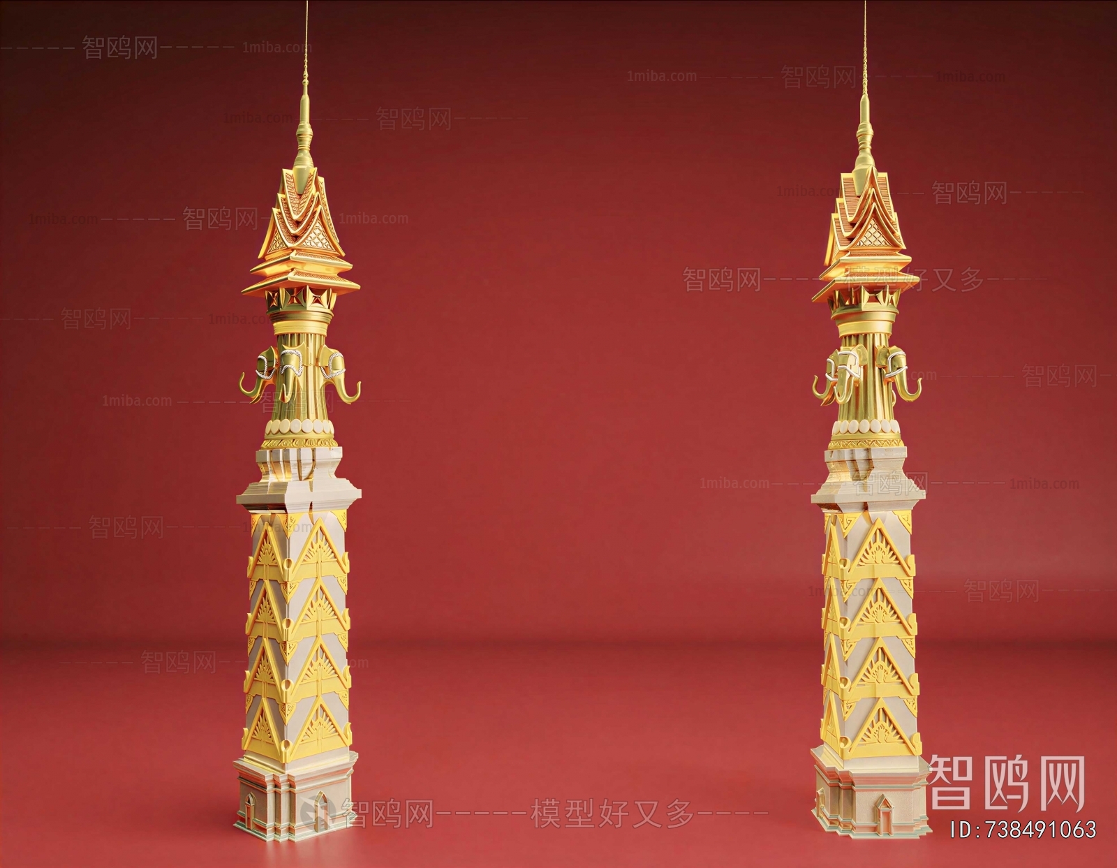 Southeast Asian Style Tower