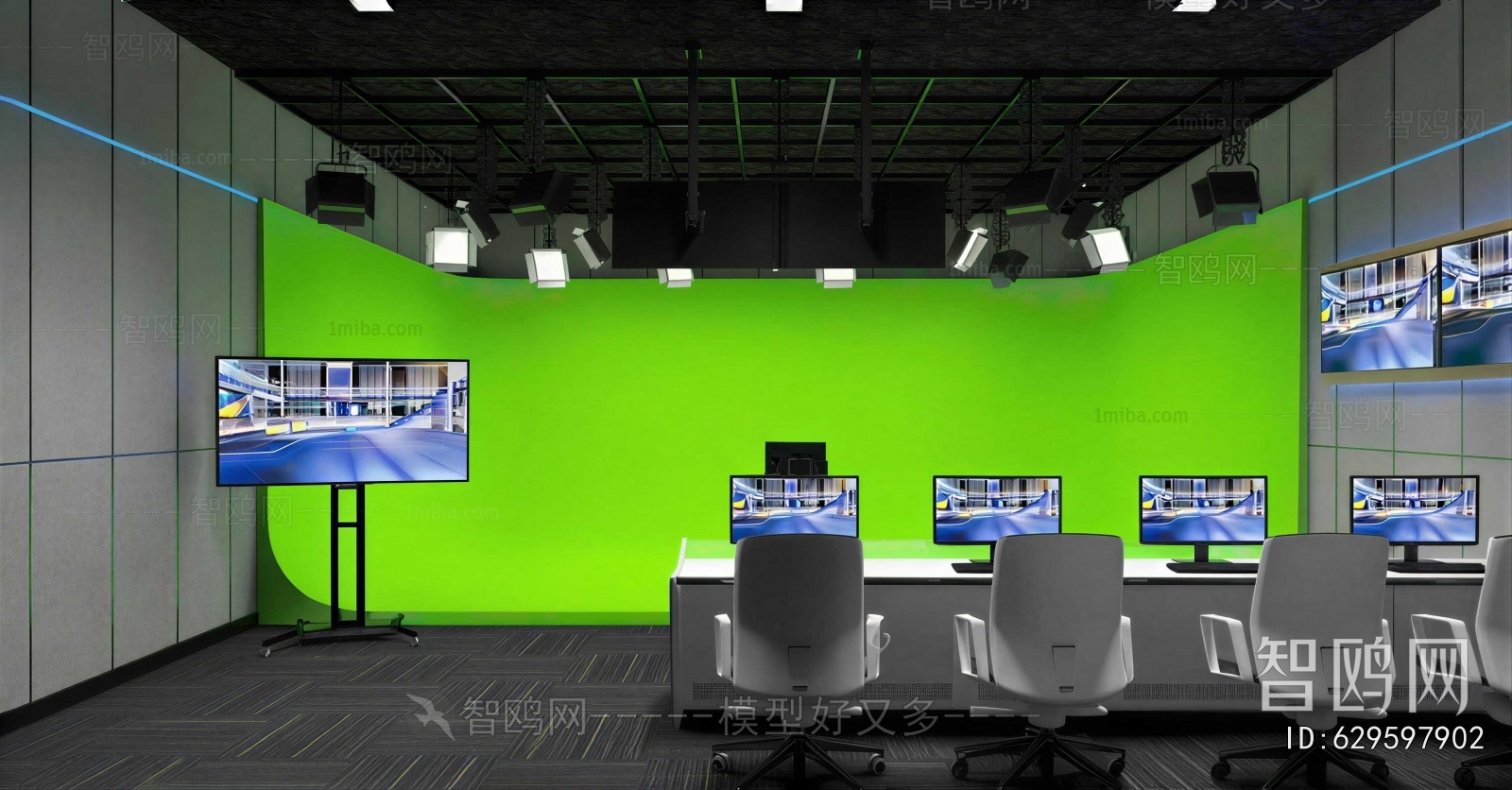 Modern Studio/Recording Studio/Live Room