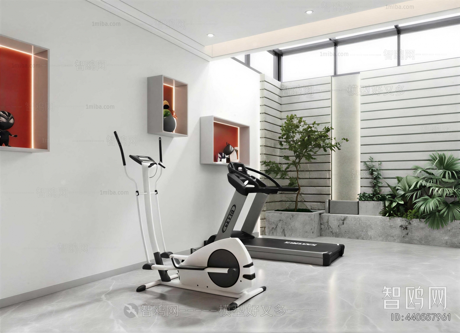 Modern Home Fitness Room