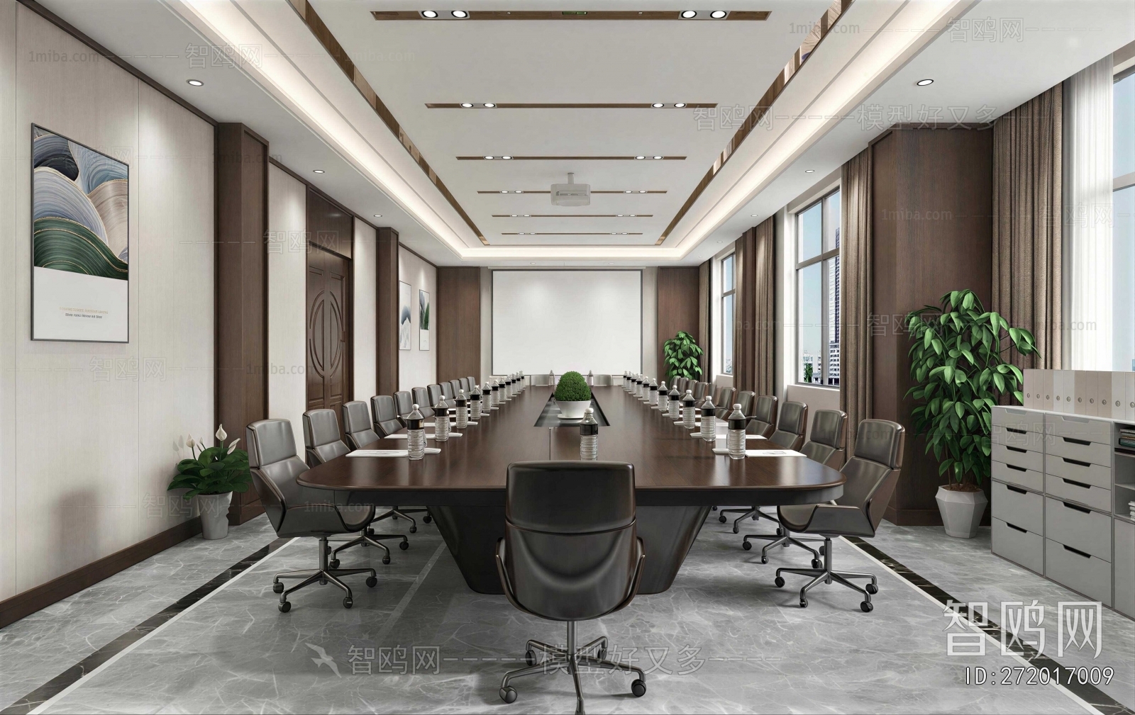 New Chinese Style Meeting Room