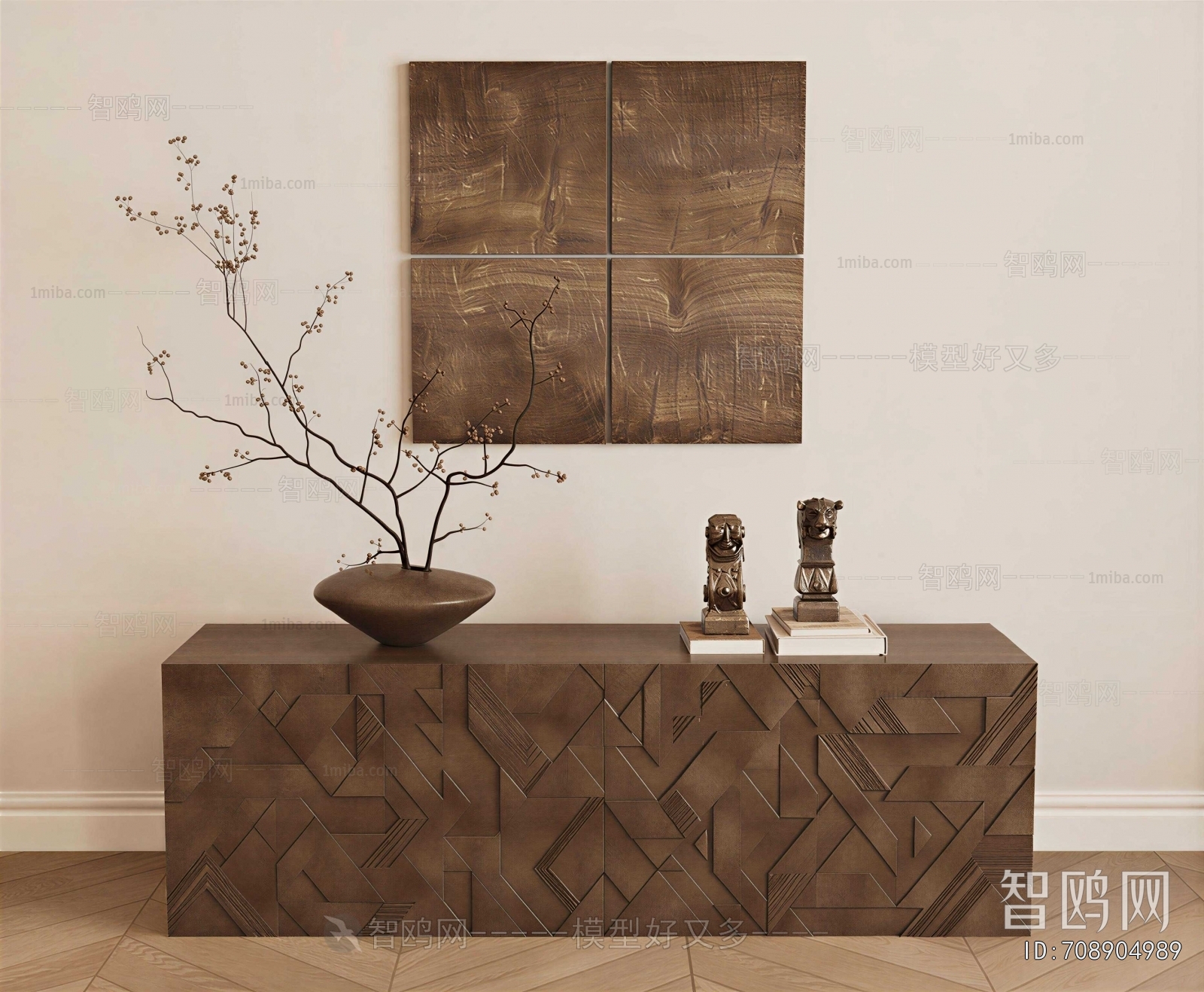 Wabi-sabi Style Console