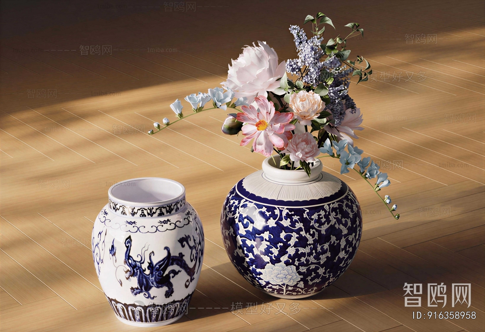Chinese Style Flower Arrangement
