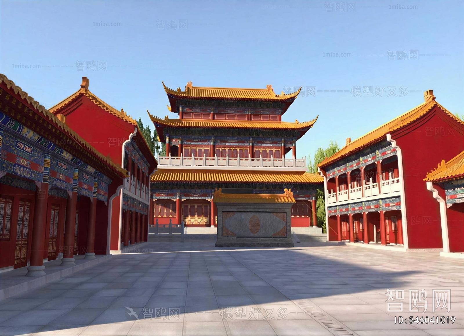 Chinese Style Ancient Architectural Buildings