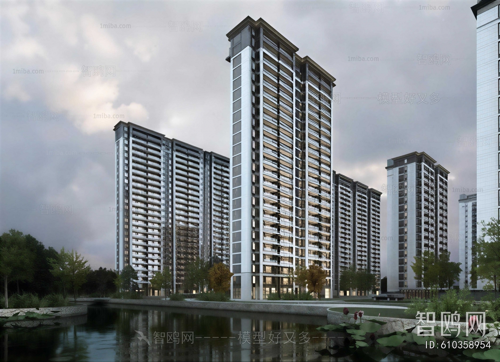 New Chinese Style Residential Building