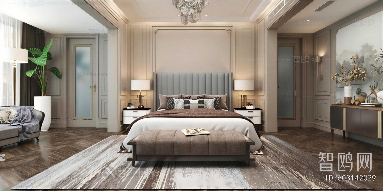 New Classical Style Bedroom