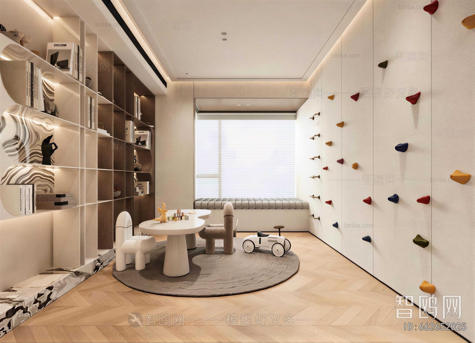 Modern Children's Room Activity Room
