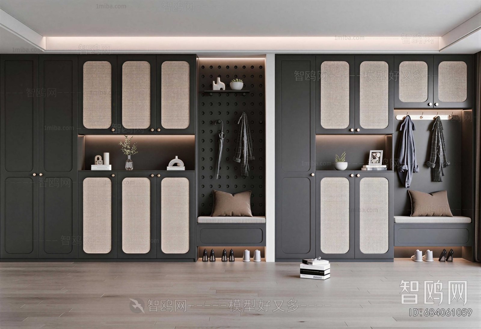 Modern Shoe Cabinet