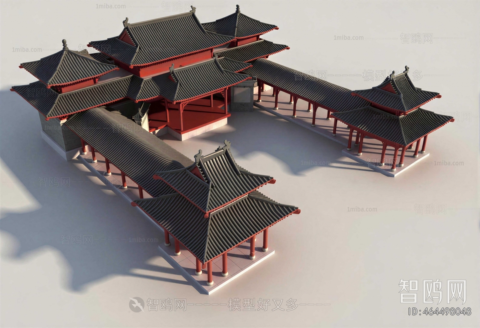 Chinese Style Ancient Architectural Buildings