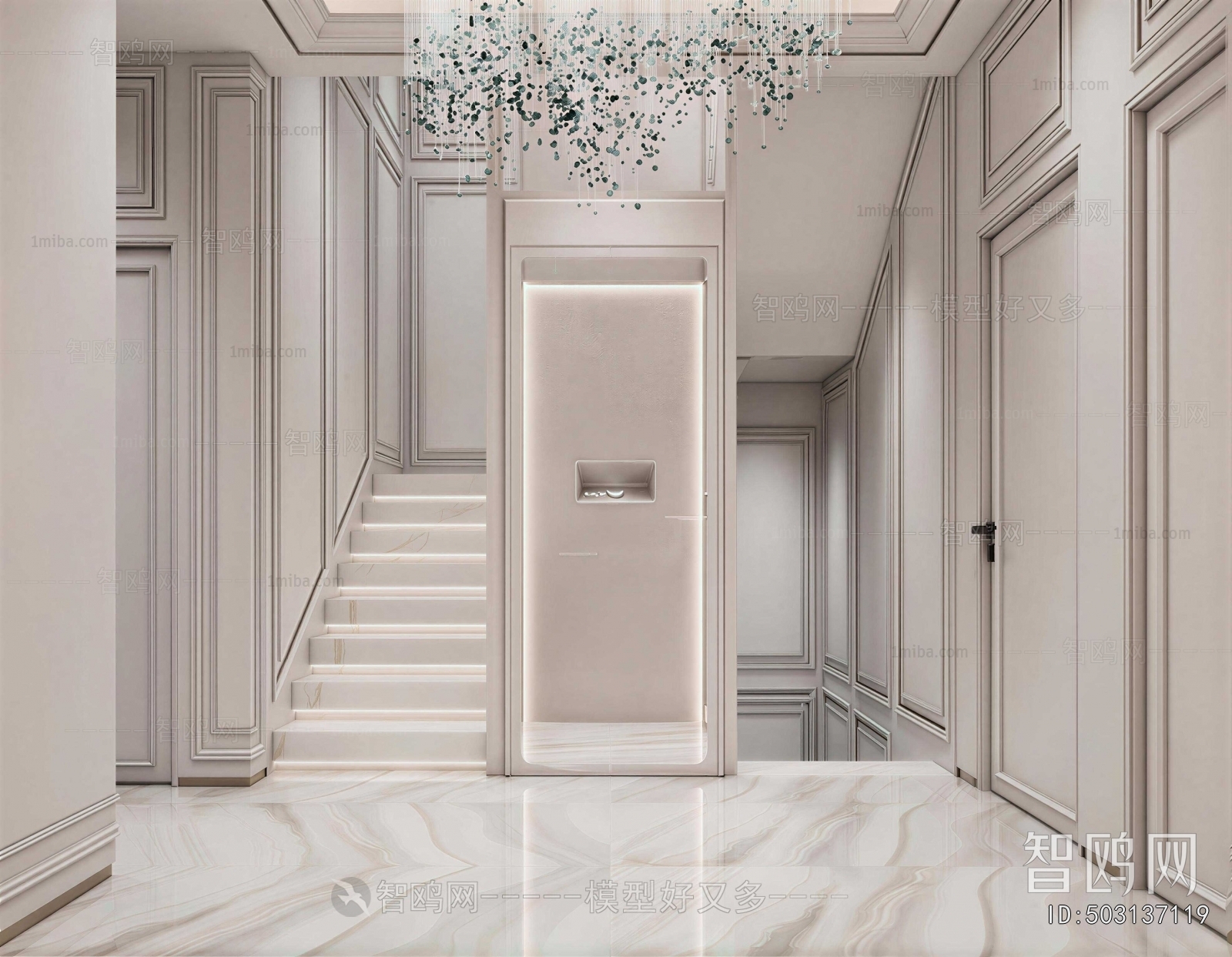 French Style Stairwell