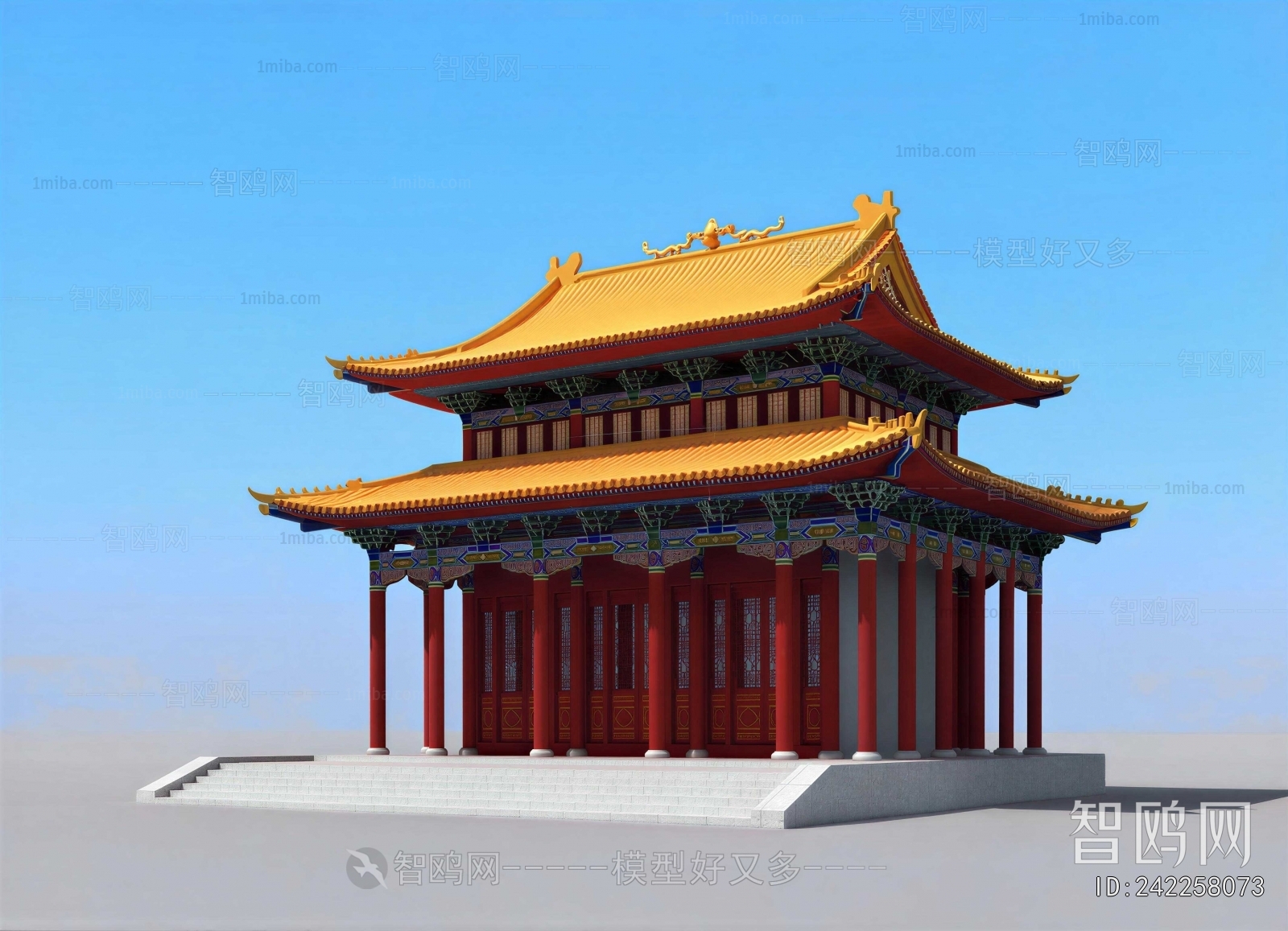 Chinese Style Ancient Architectural Buildings