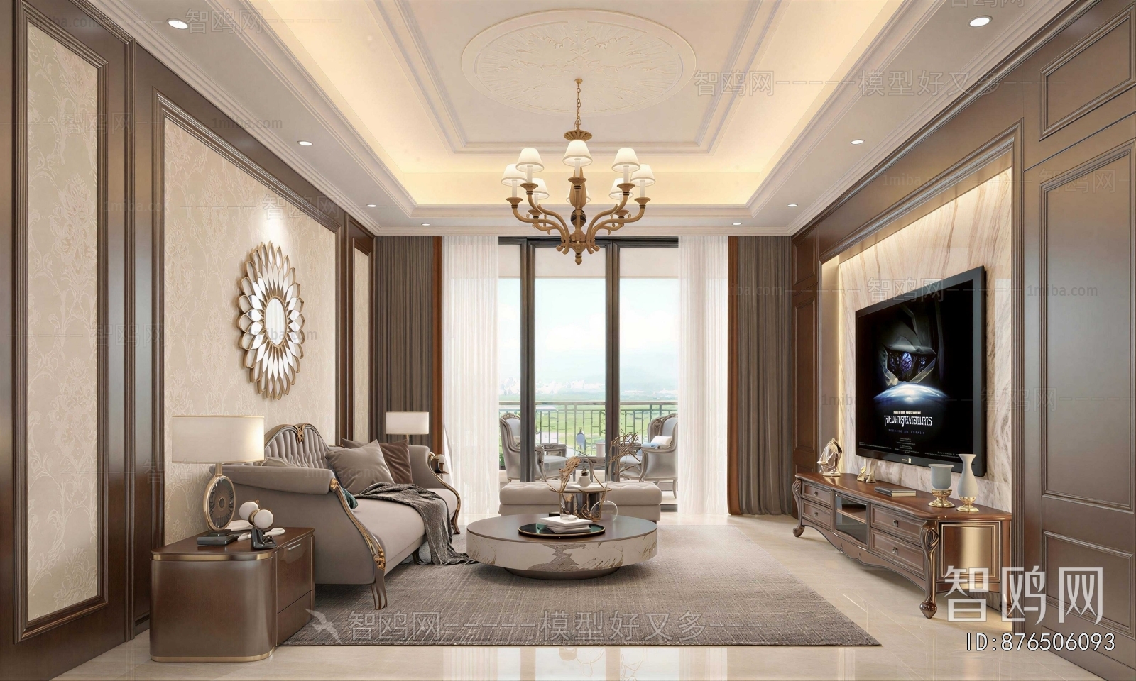 American Style A Living Room