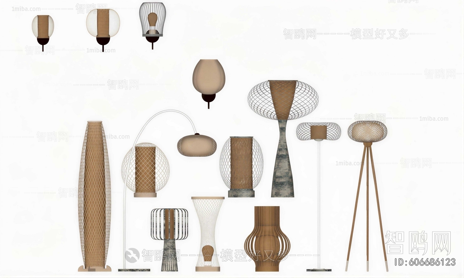 Wabi-sabi Style Floor Lamp