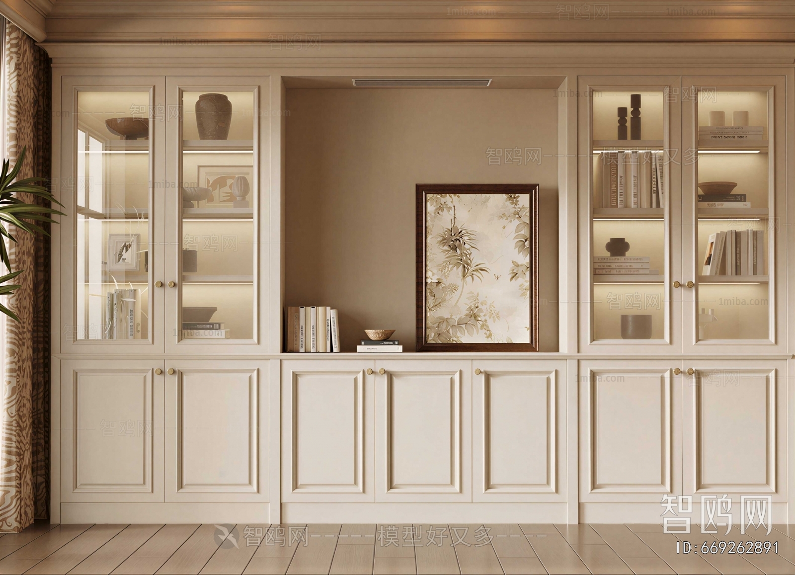 French Style Bookcase