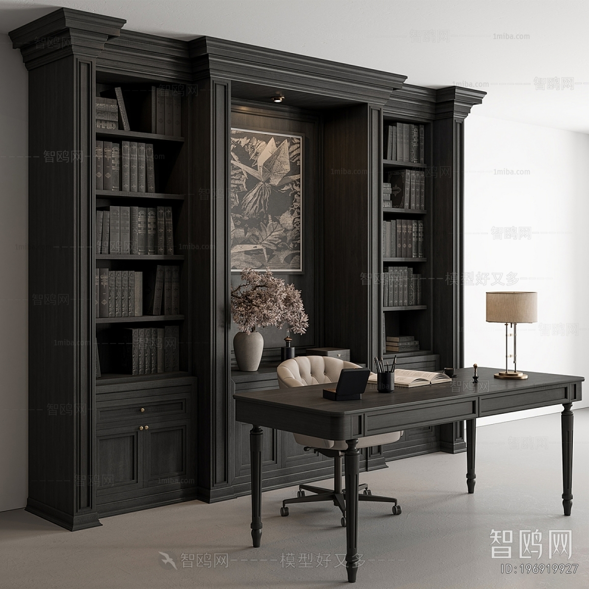American Style Office Desk And Chair