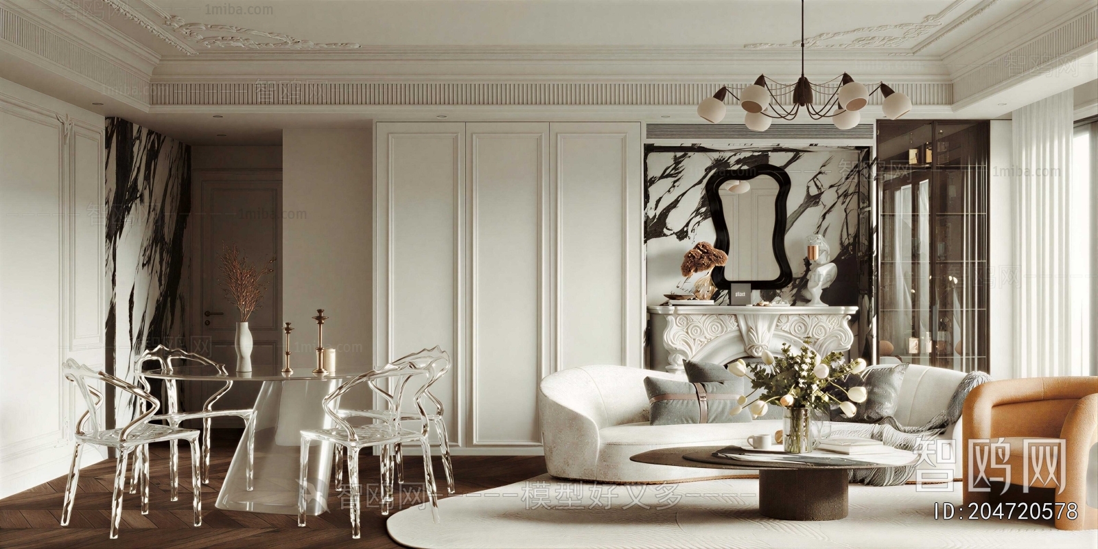 French Style A Living Room
