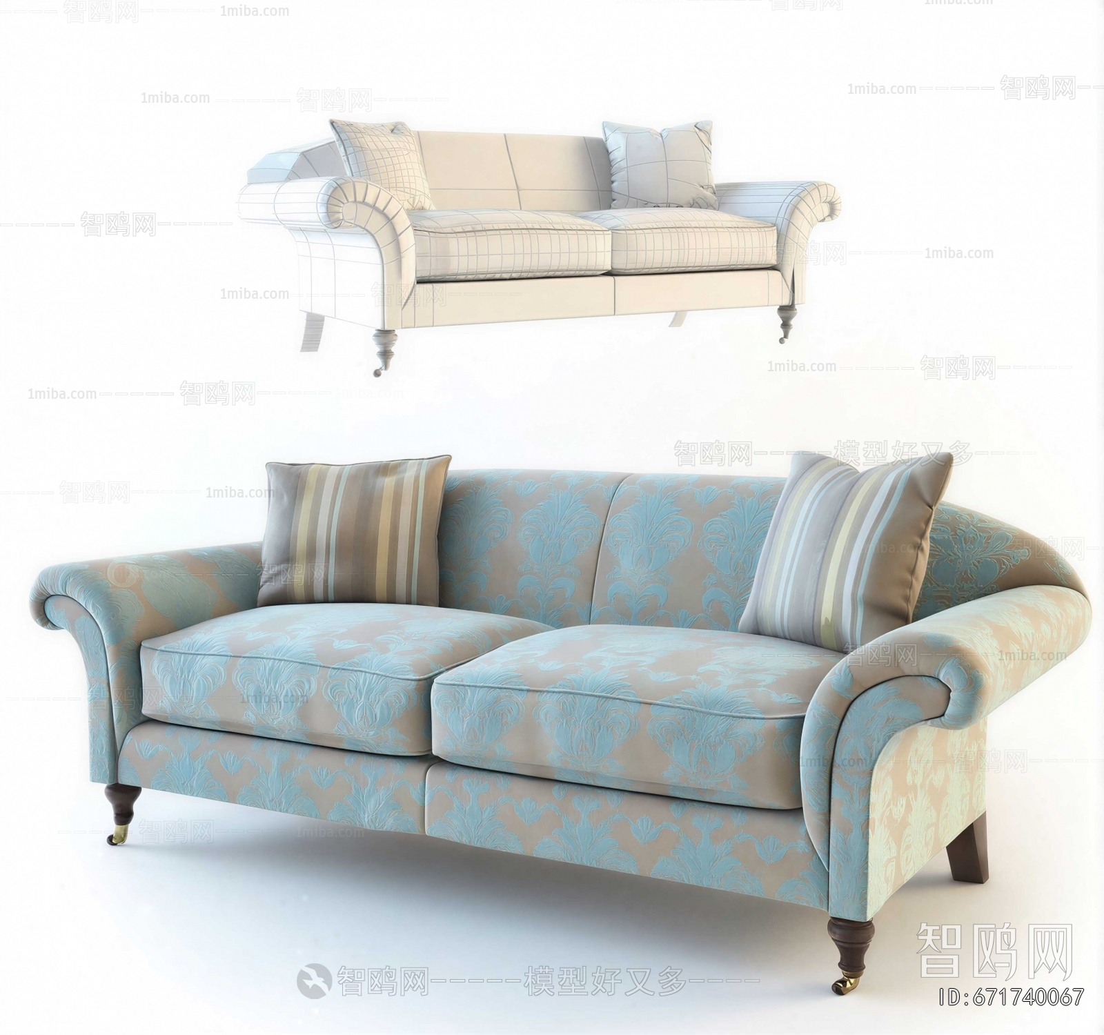 American Style A Sofa For Two