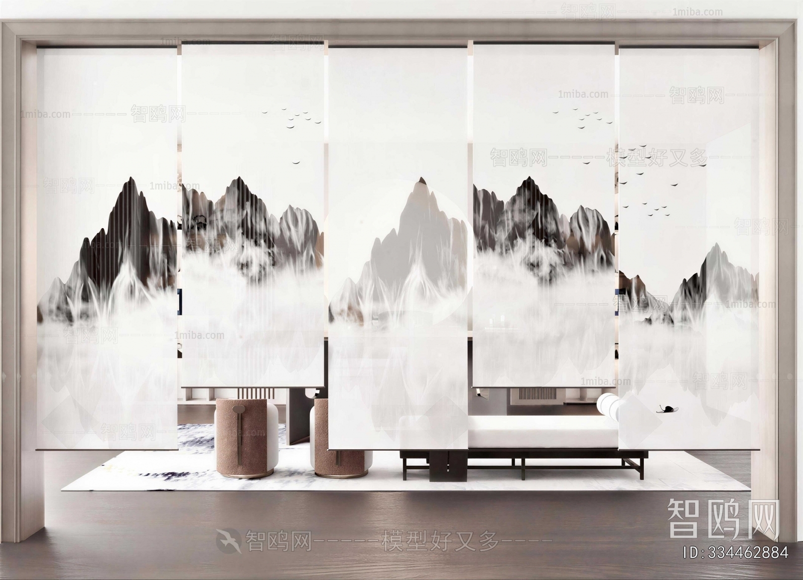 New Chinese Style Door Curtain