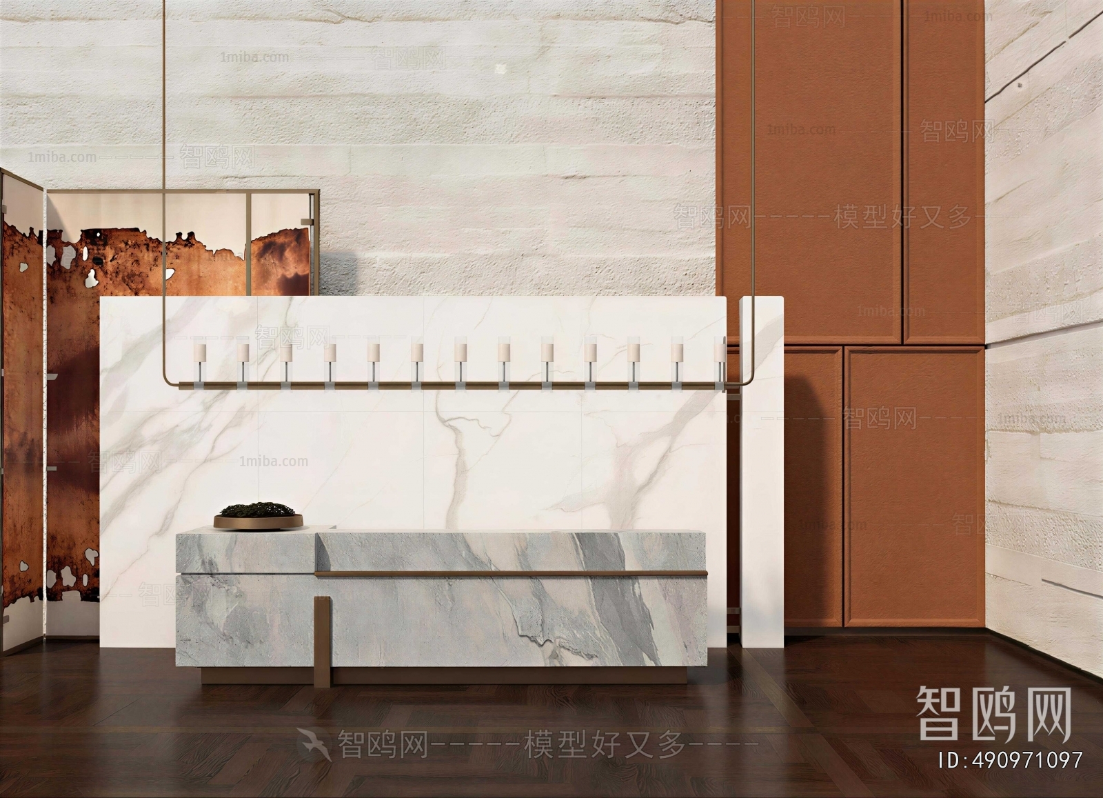 New Chinese Style Reception Desk