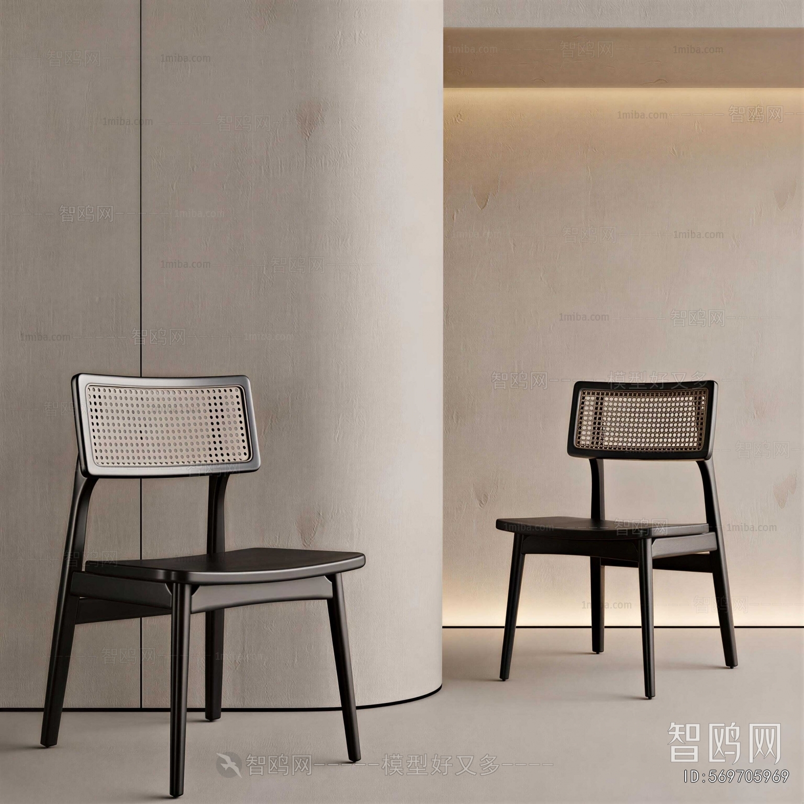New Chinese Style Lounge Chair