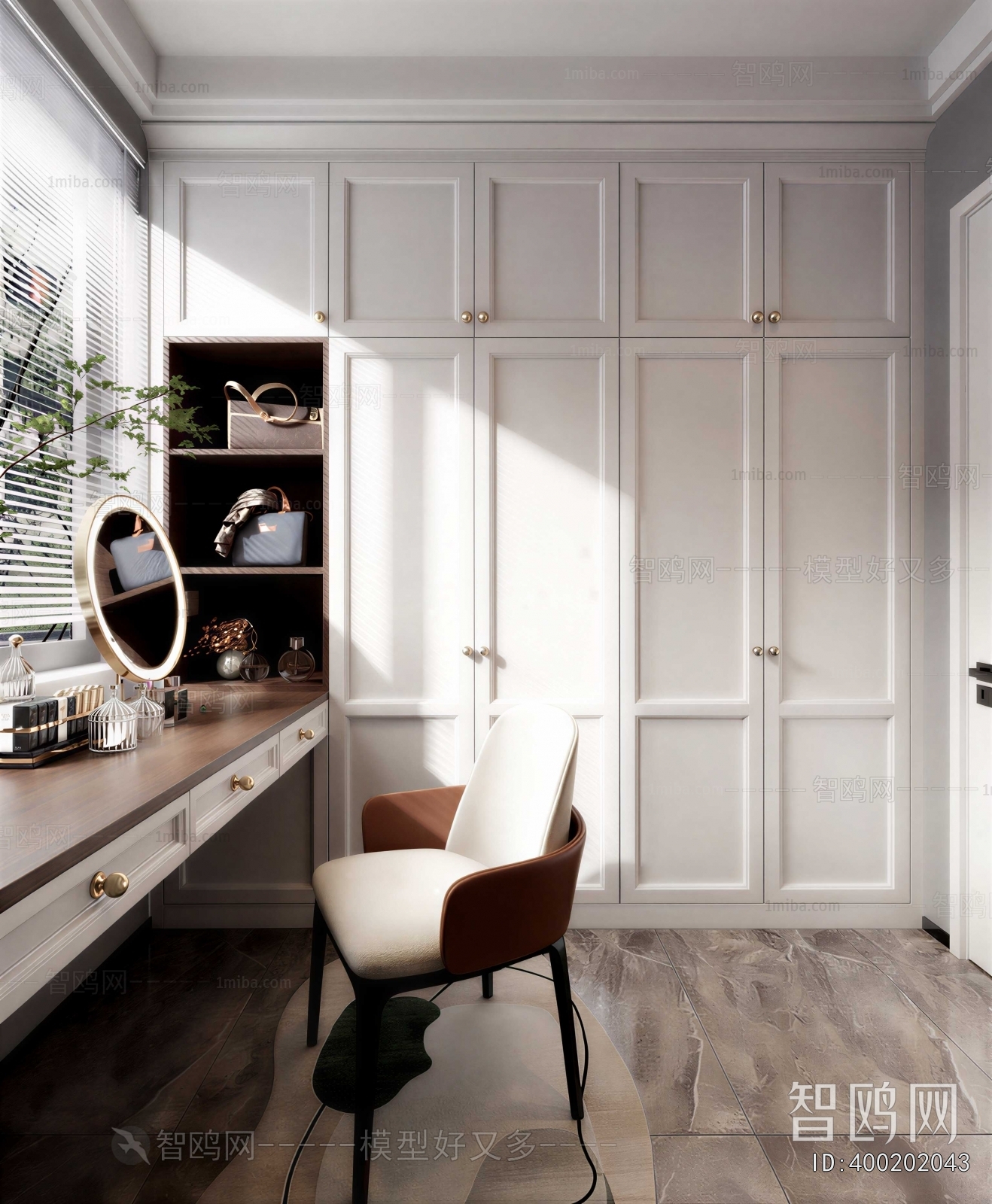 American Style Clothes Storage Area