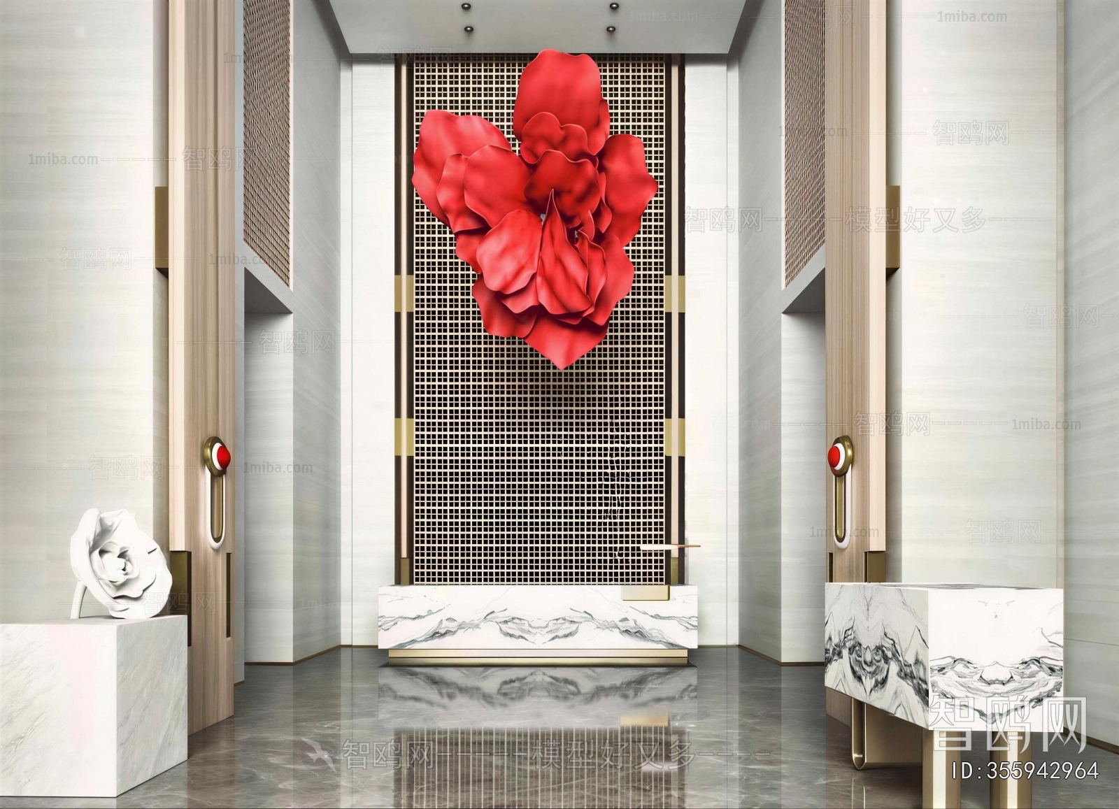 New Chinese Style Office Reception Desk