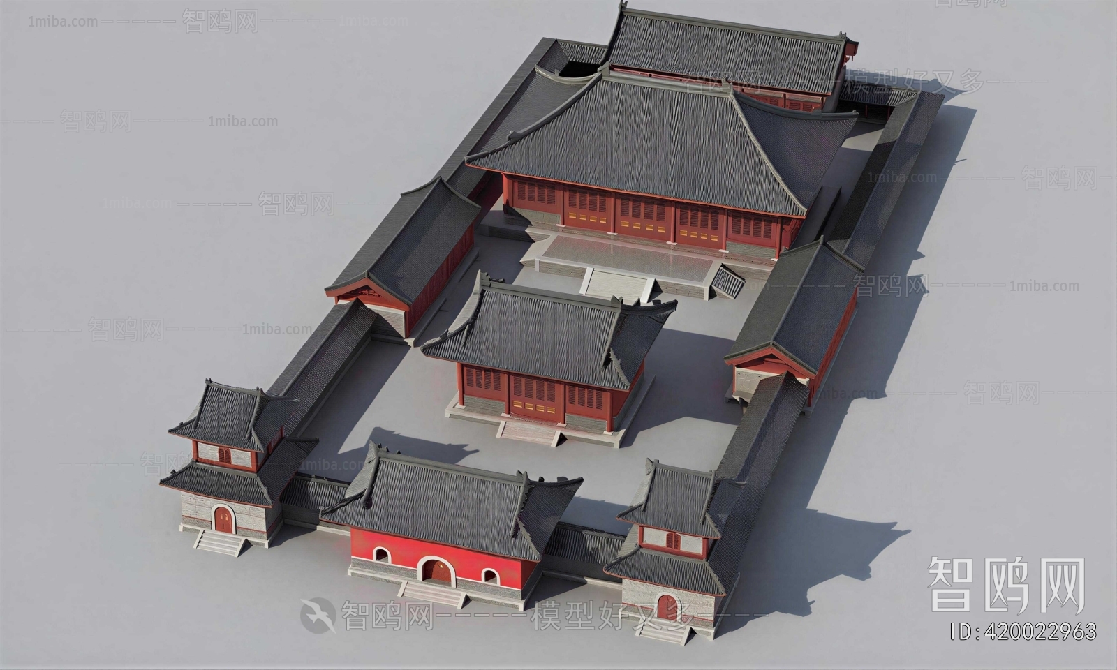 Chinese Style Ancient Architectural Buildings