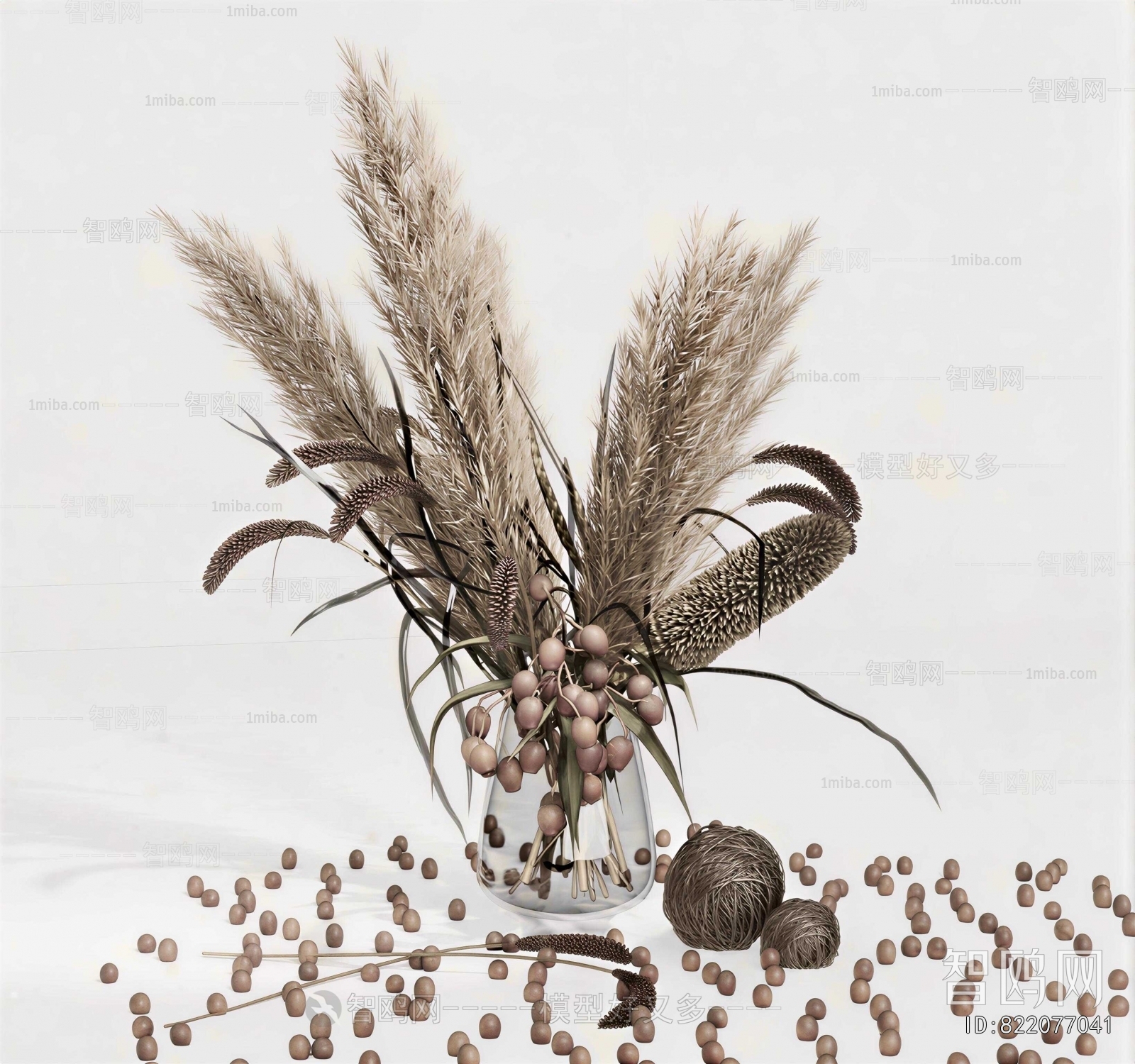 Wabi-sabi Style Dried Branch