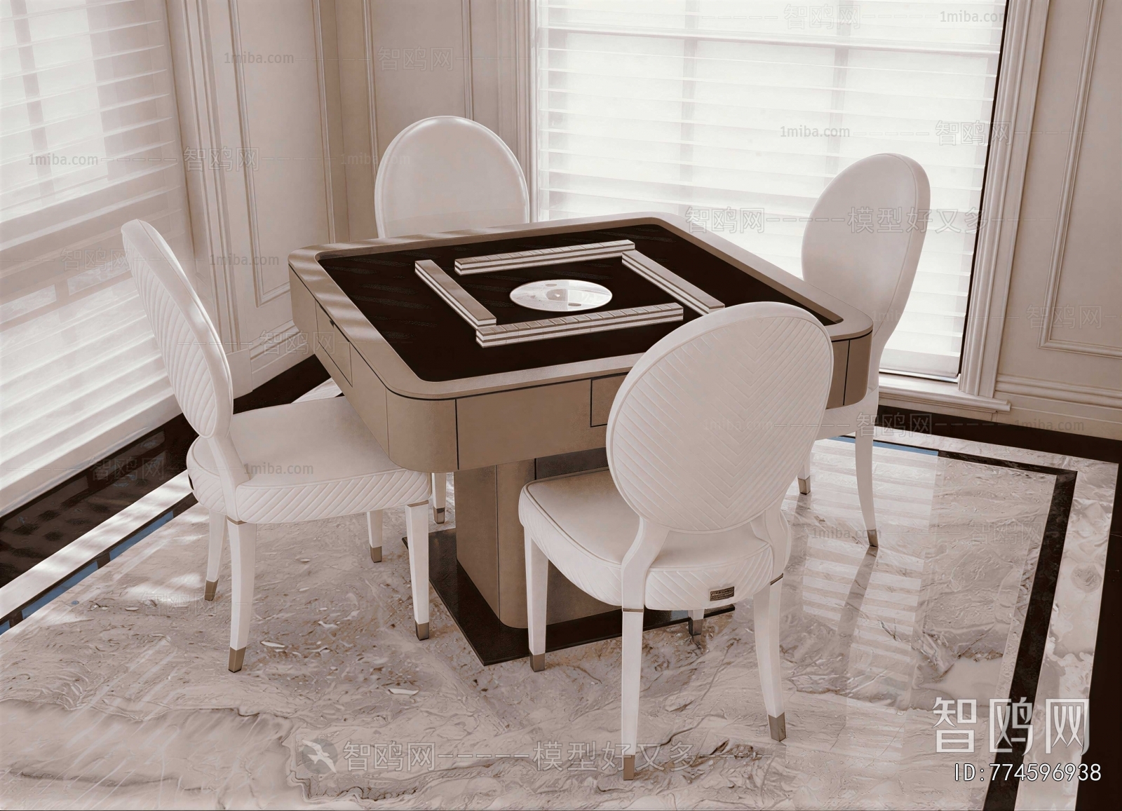 Modern Mahjong Tables And Chairs