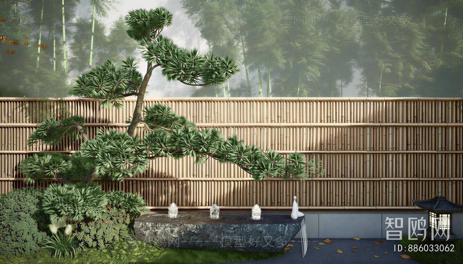 New Chinese Style Courtyard/landscape