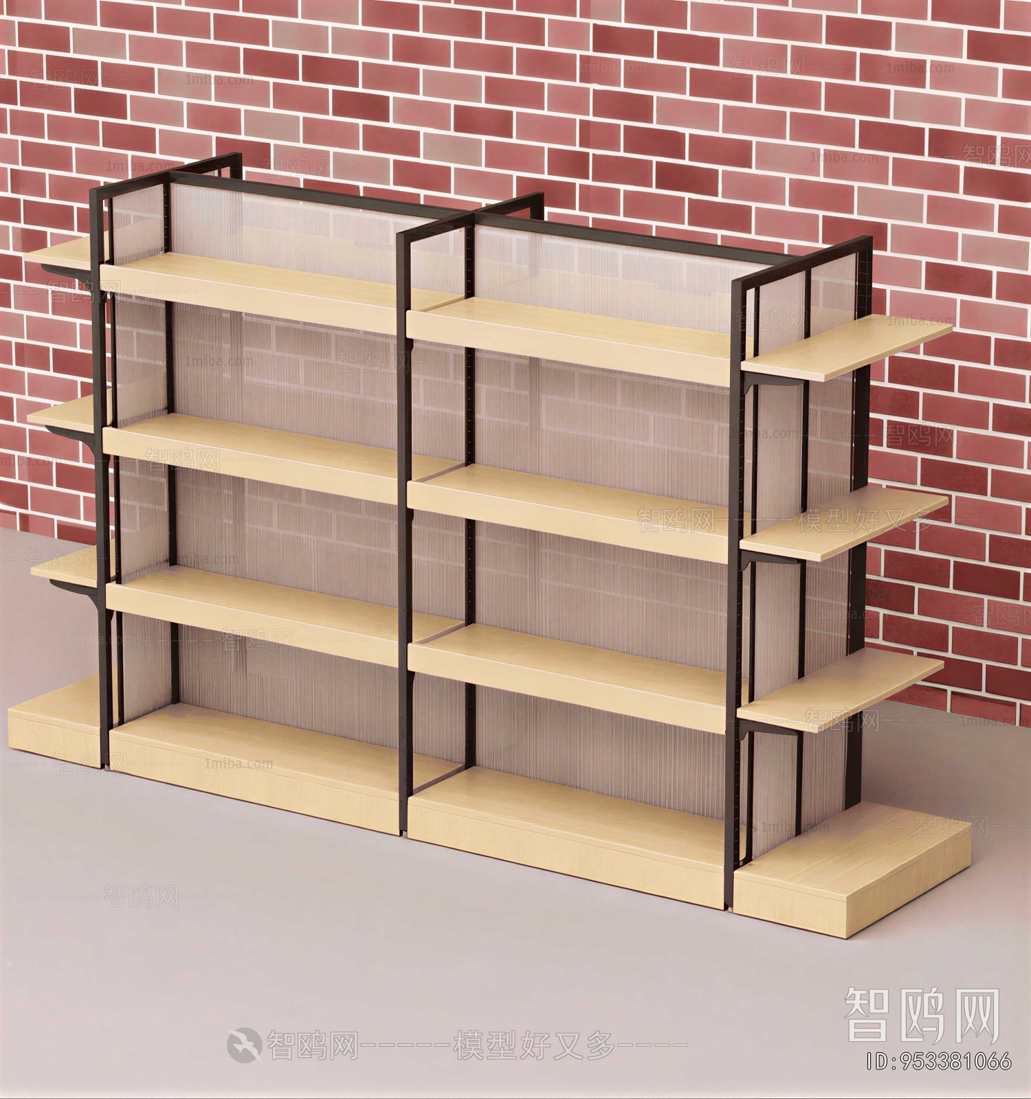 Modern Supermarket Shelf