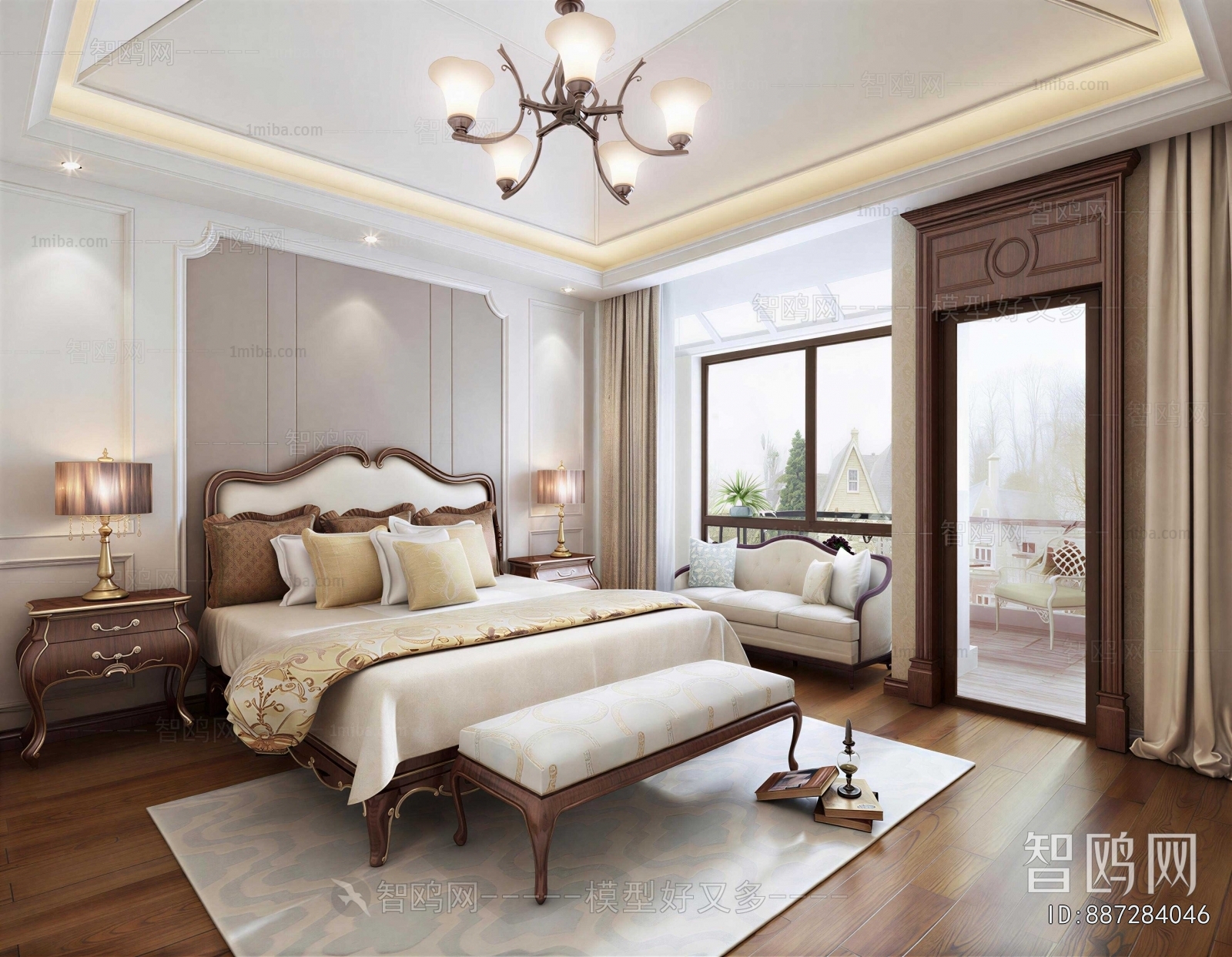 American Style Bedroom