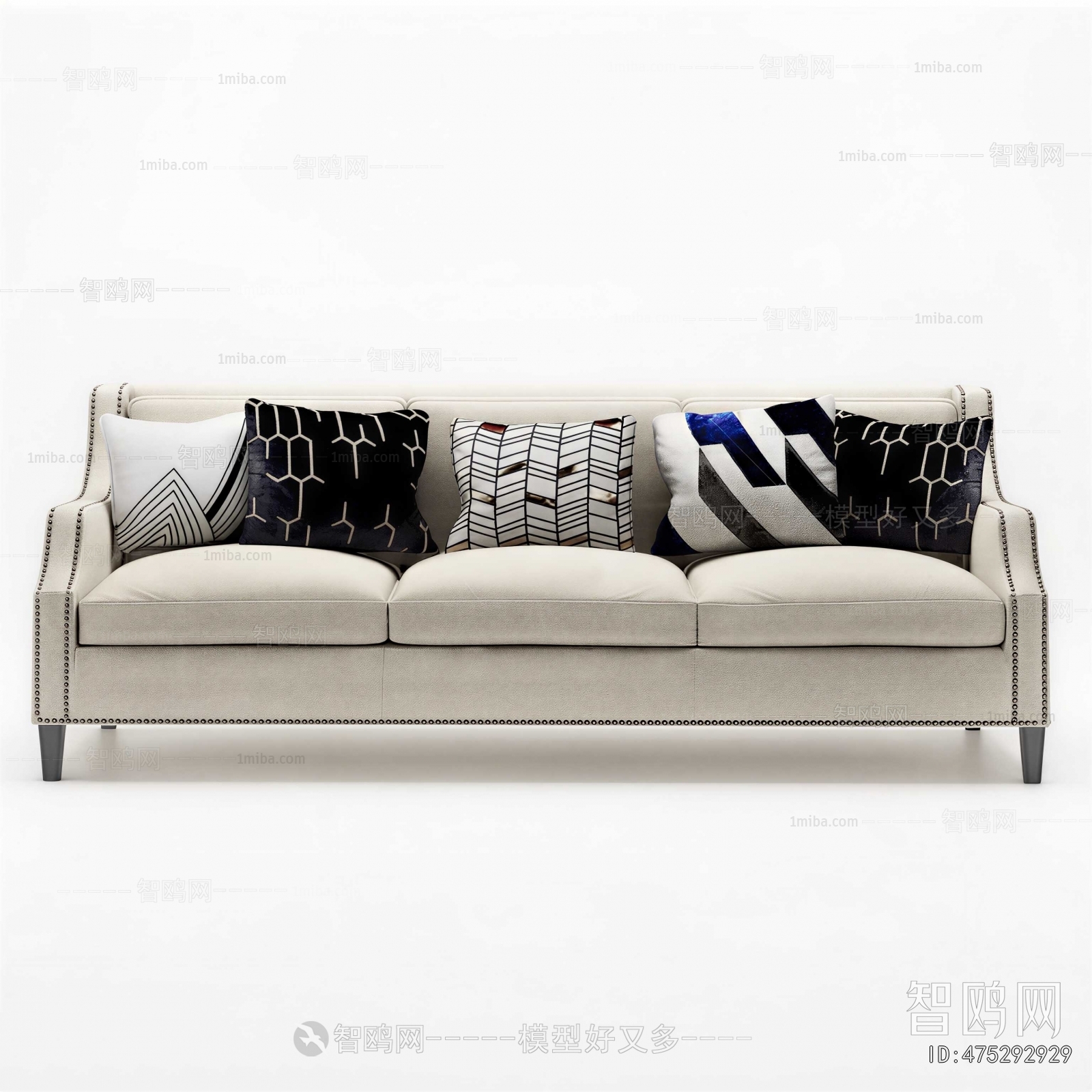 Modern Three-seat Sofa