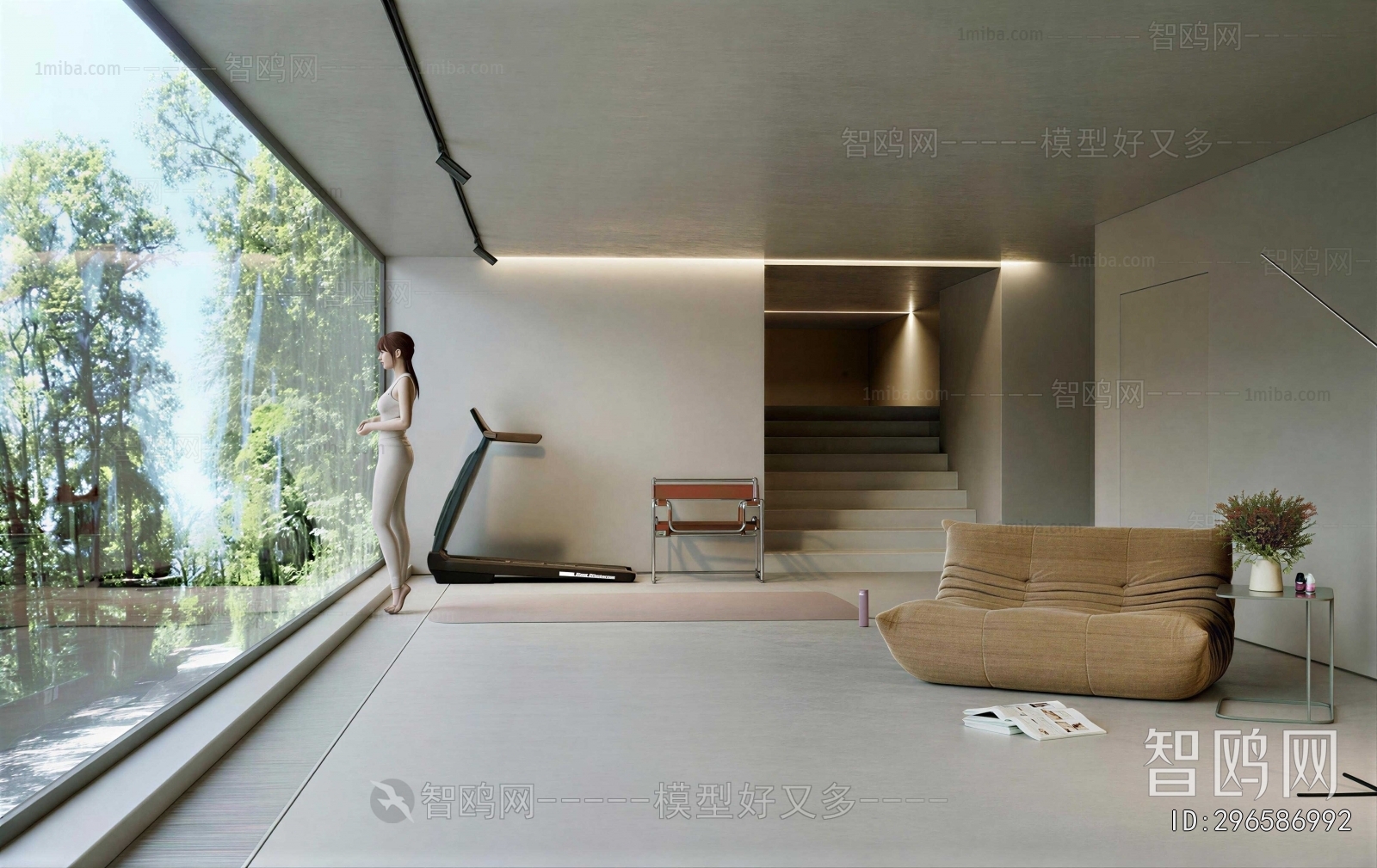 Modern Home Fitness Room