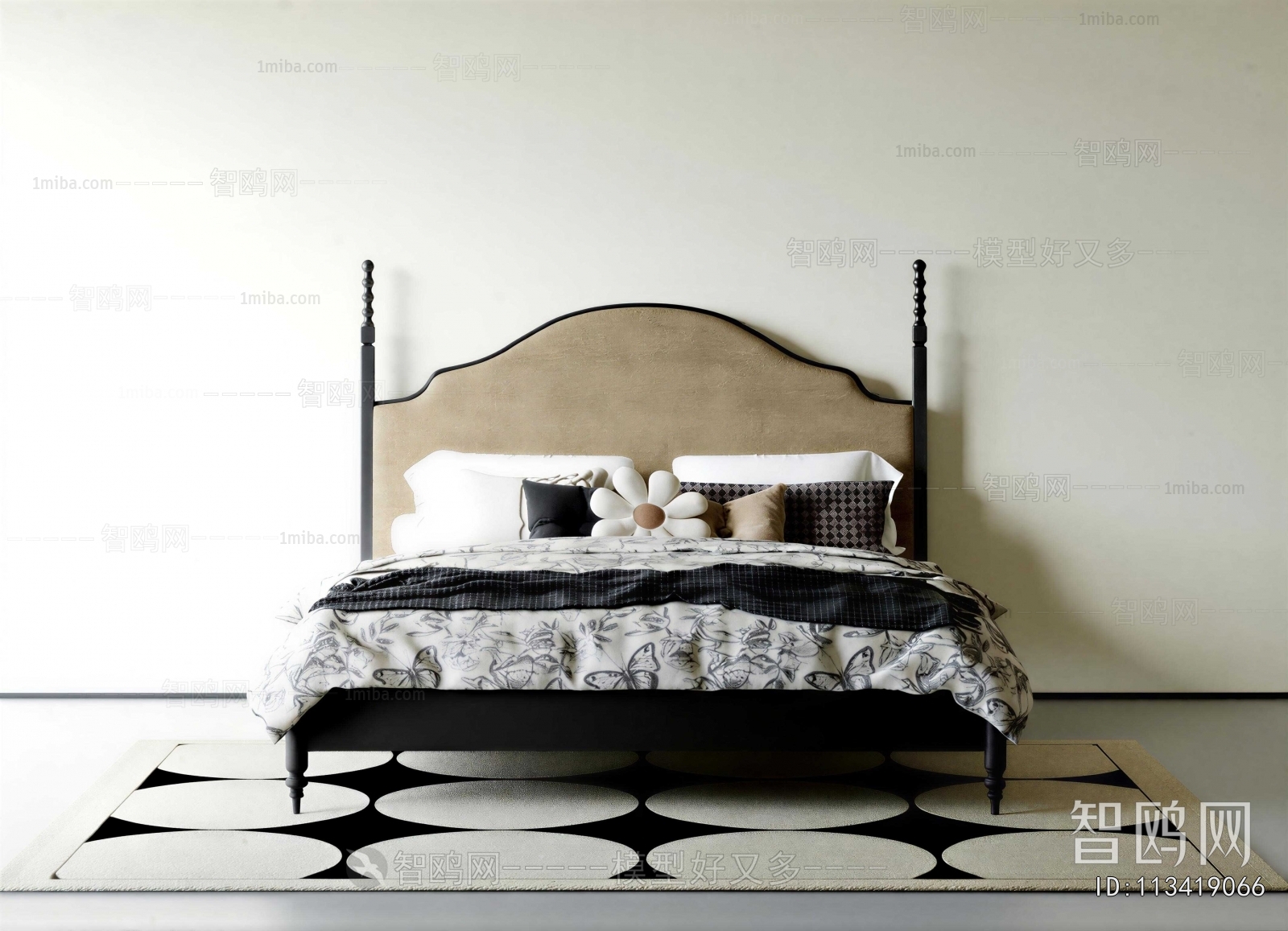 French Style Double Bed