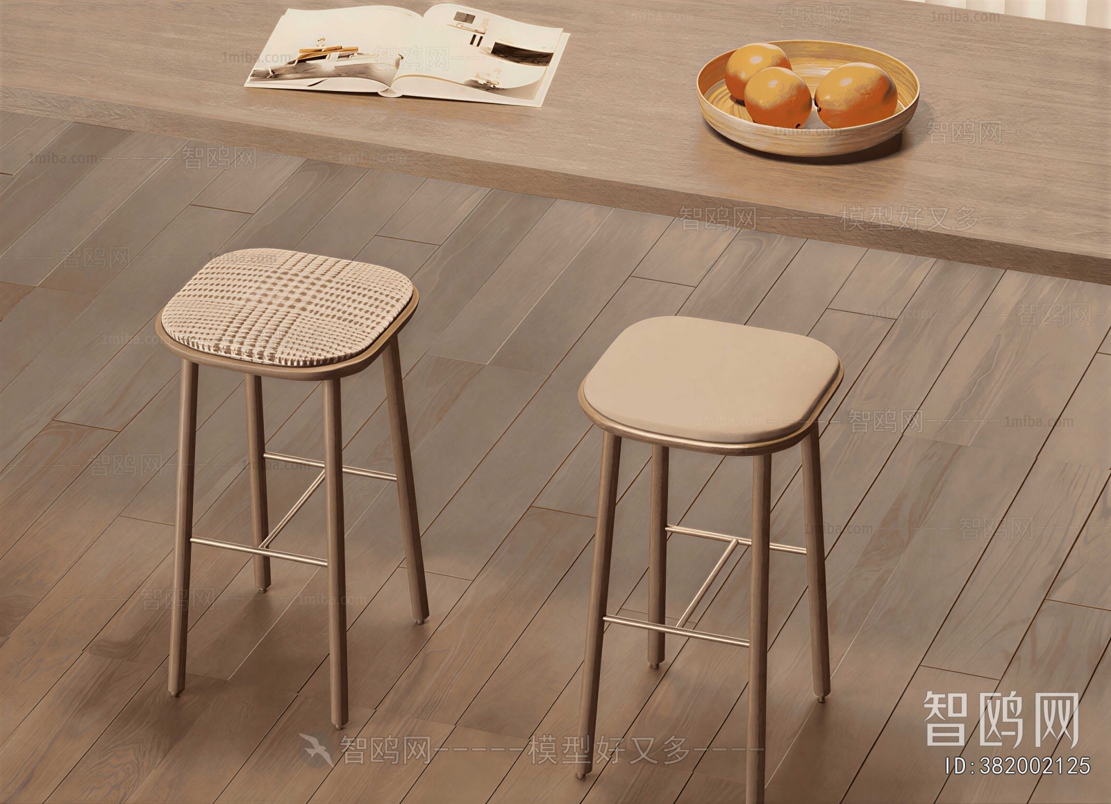 Japanese Style Bar Chair
