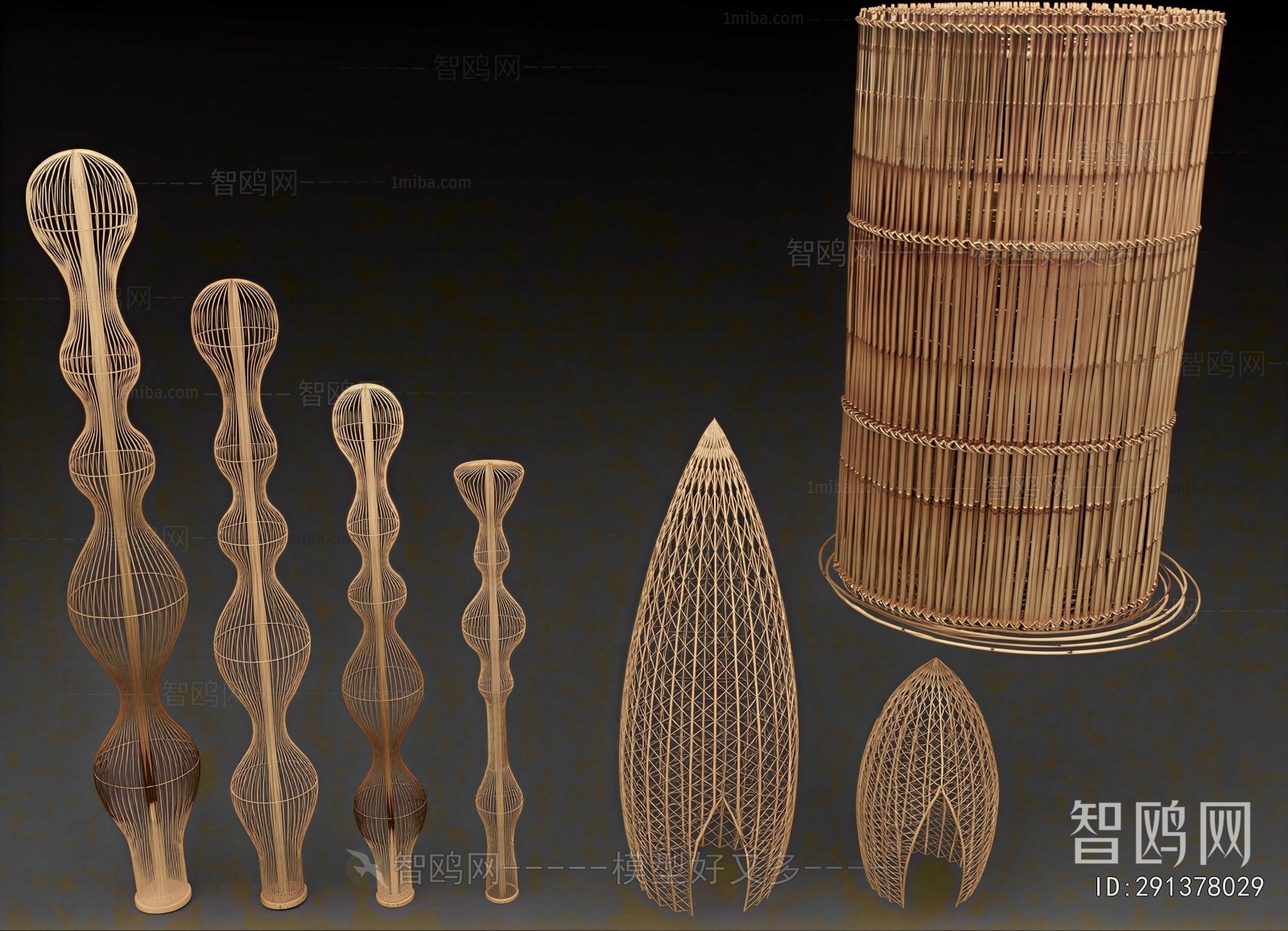 Southeast Asian Style Decorative Set