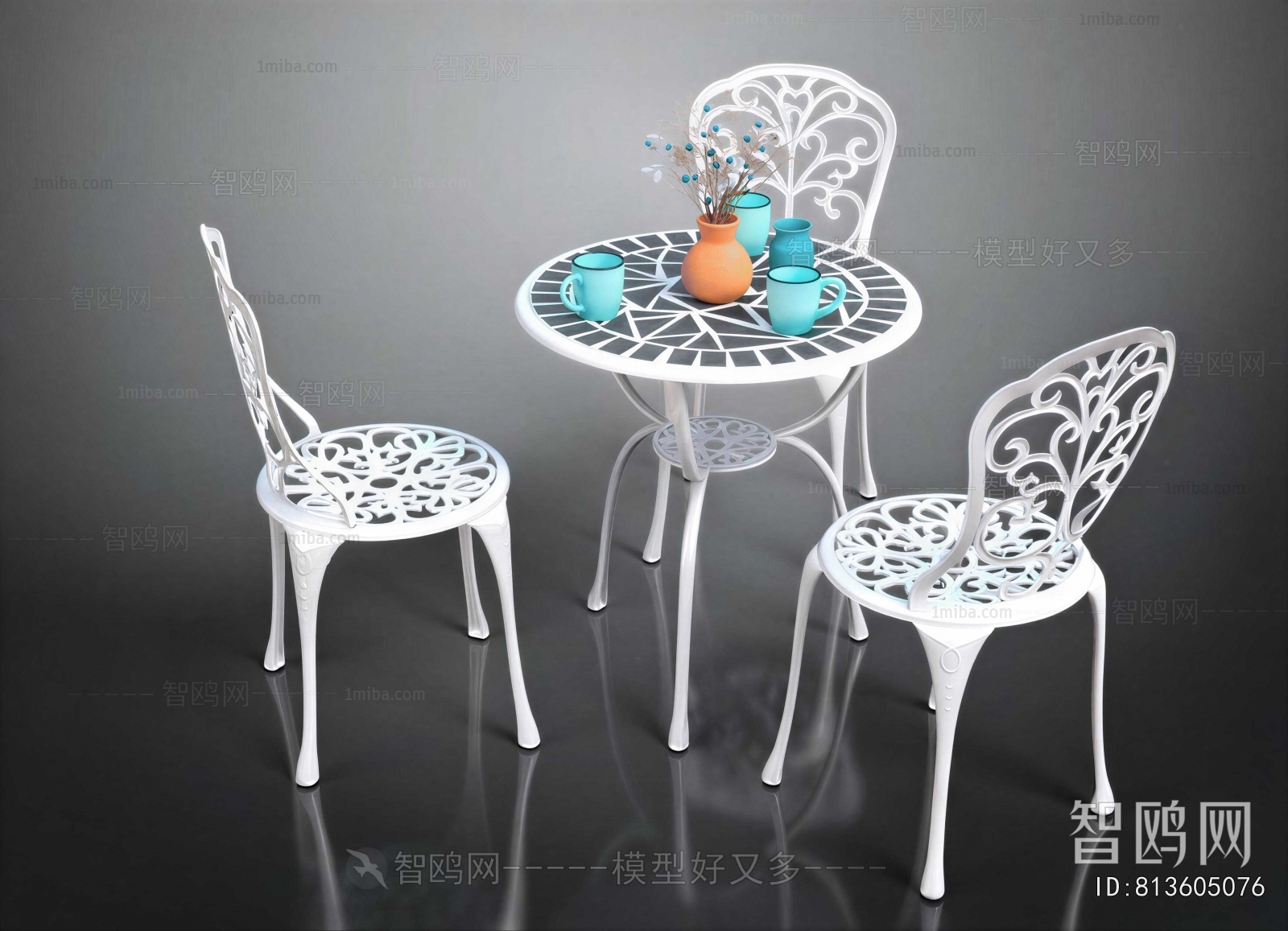 Simple European Style Outdoor Tables And Chairs