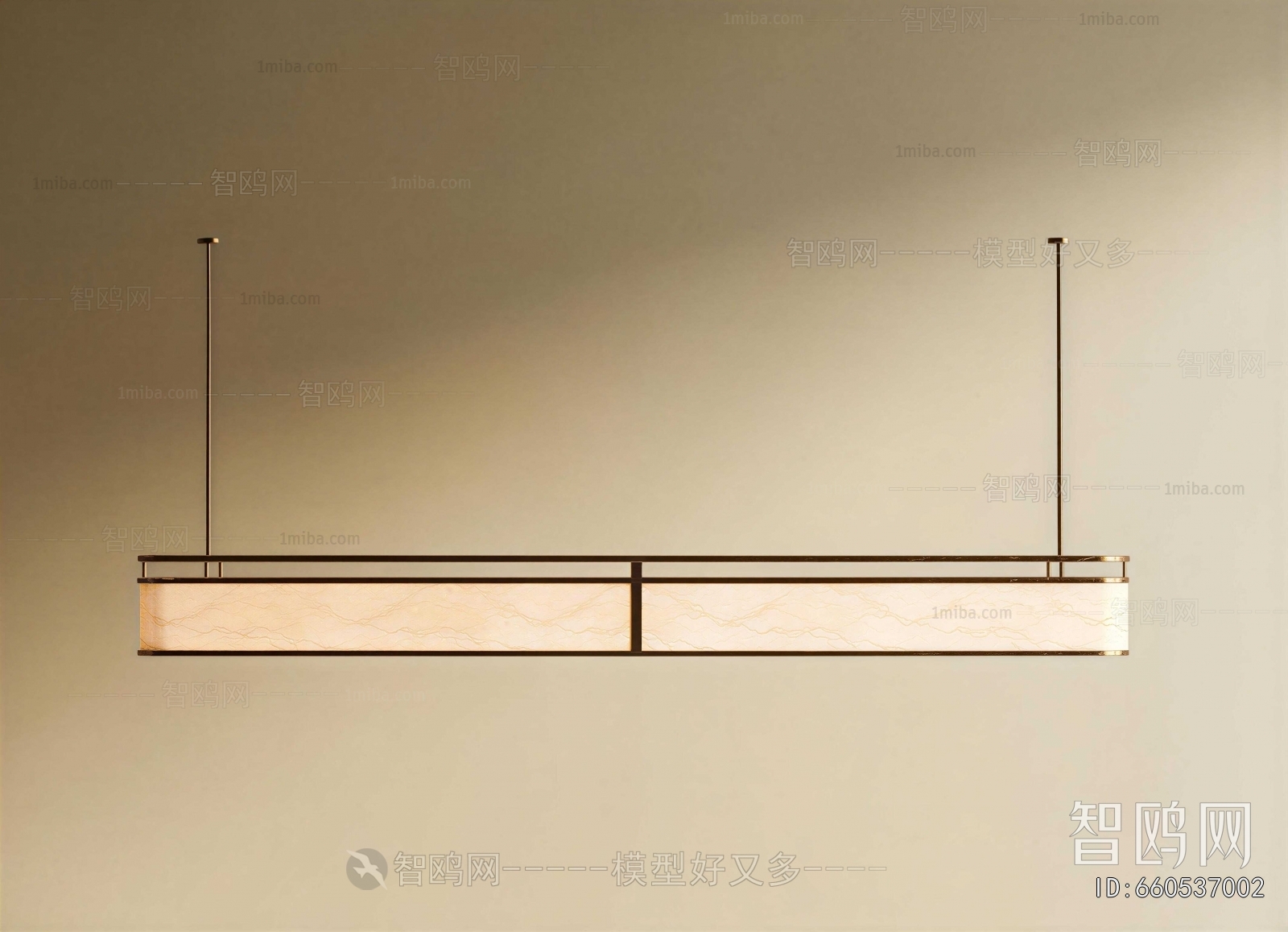 New Chinese Style Long Chandelier