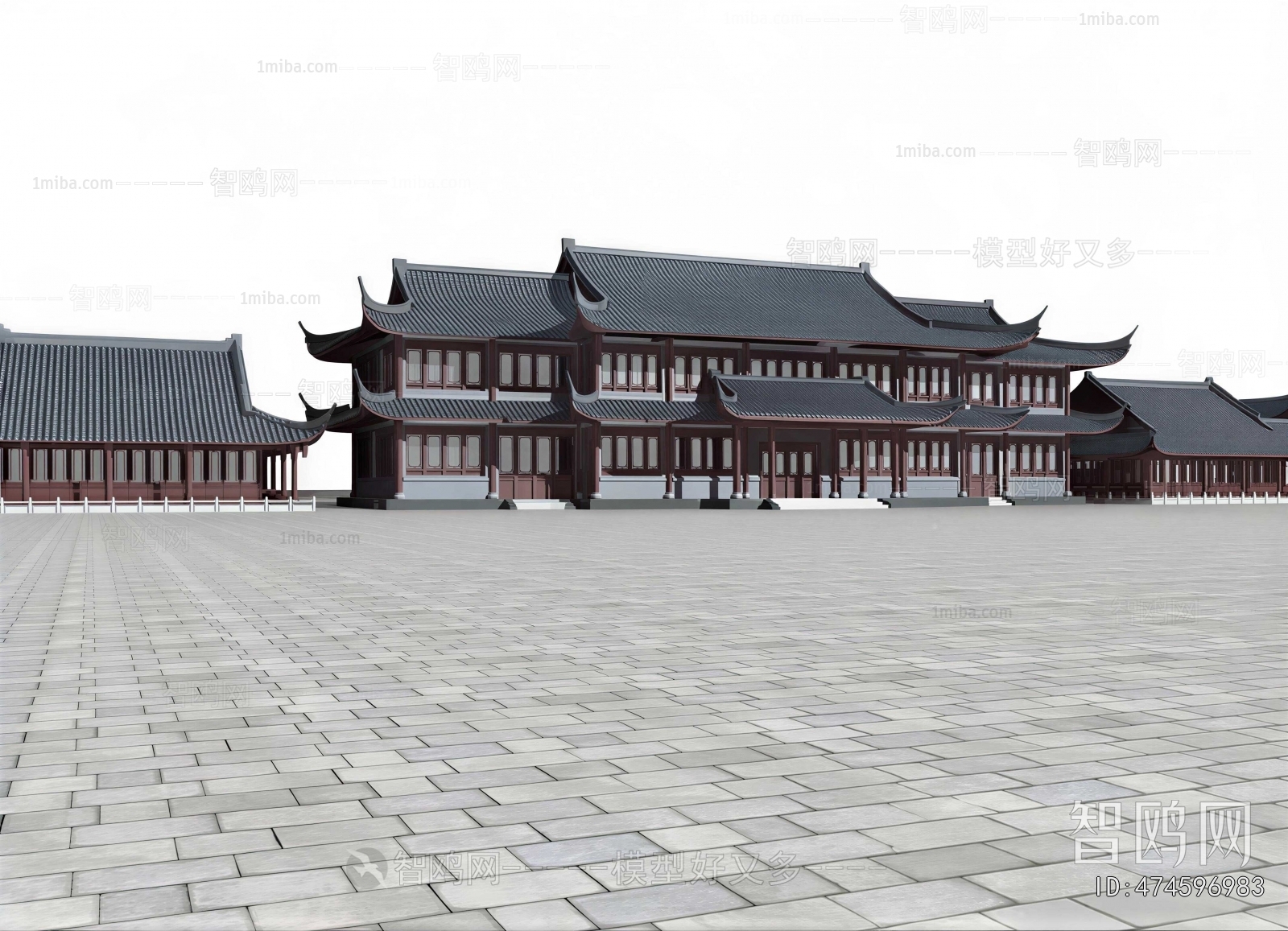 Chinese Style Ancient Architectural Buildings