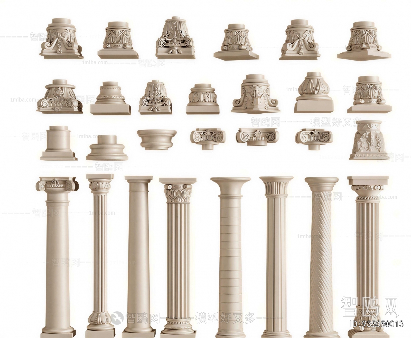European Style Roman Pillar
