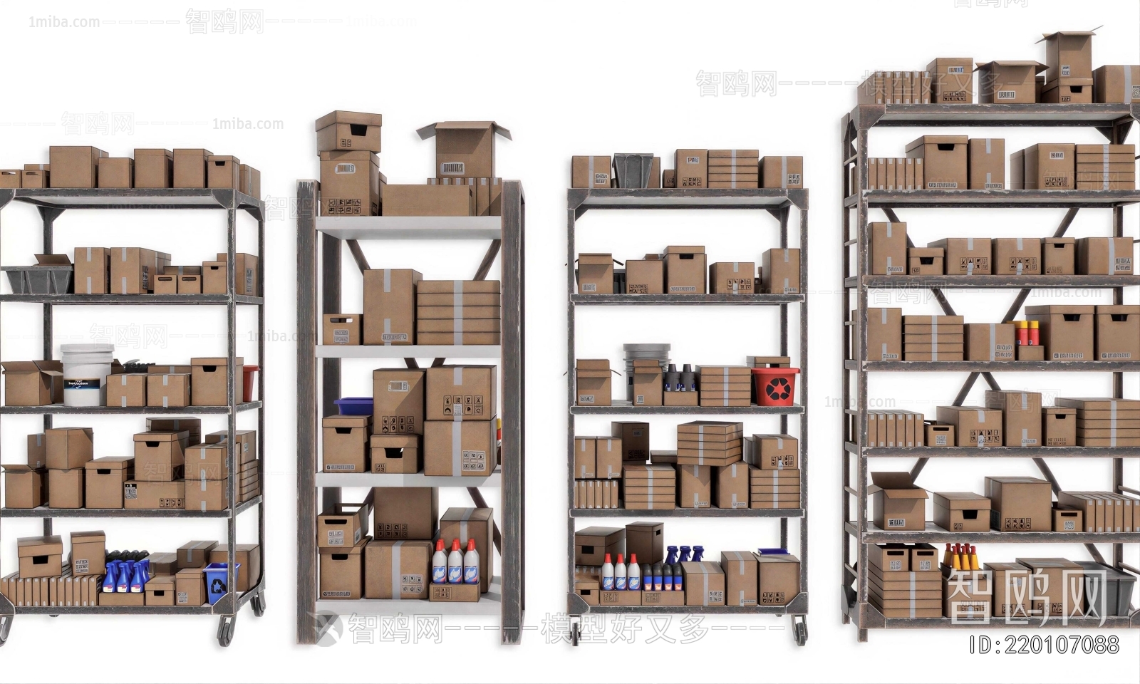 Modern Supermarket Shelf