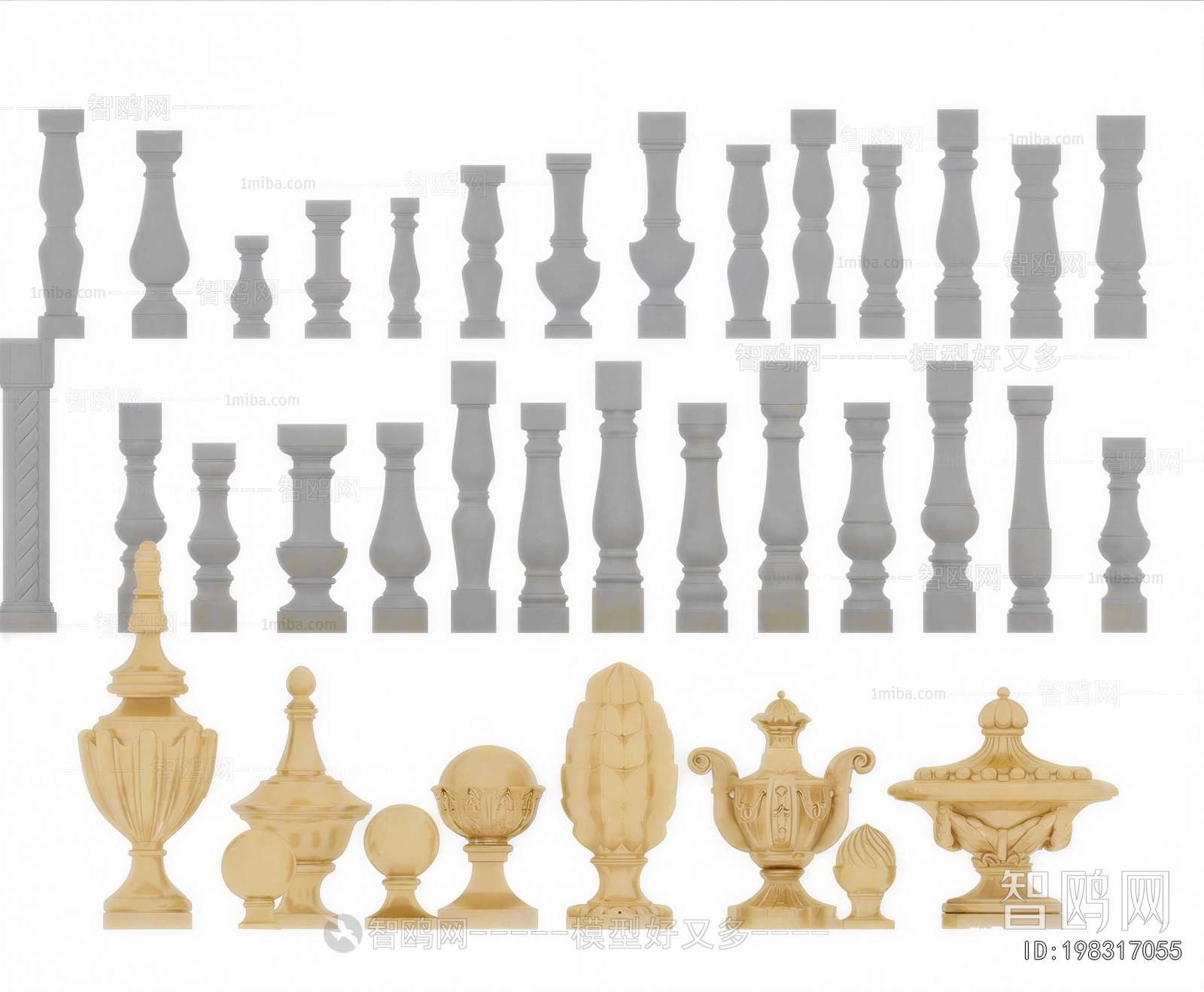 European Style Roman Pillar