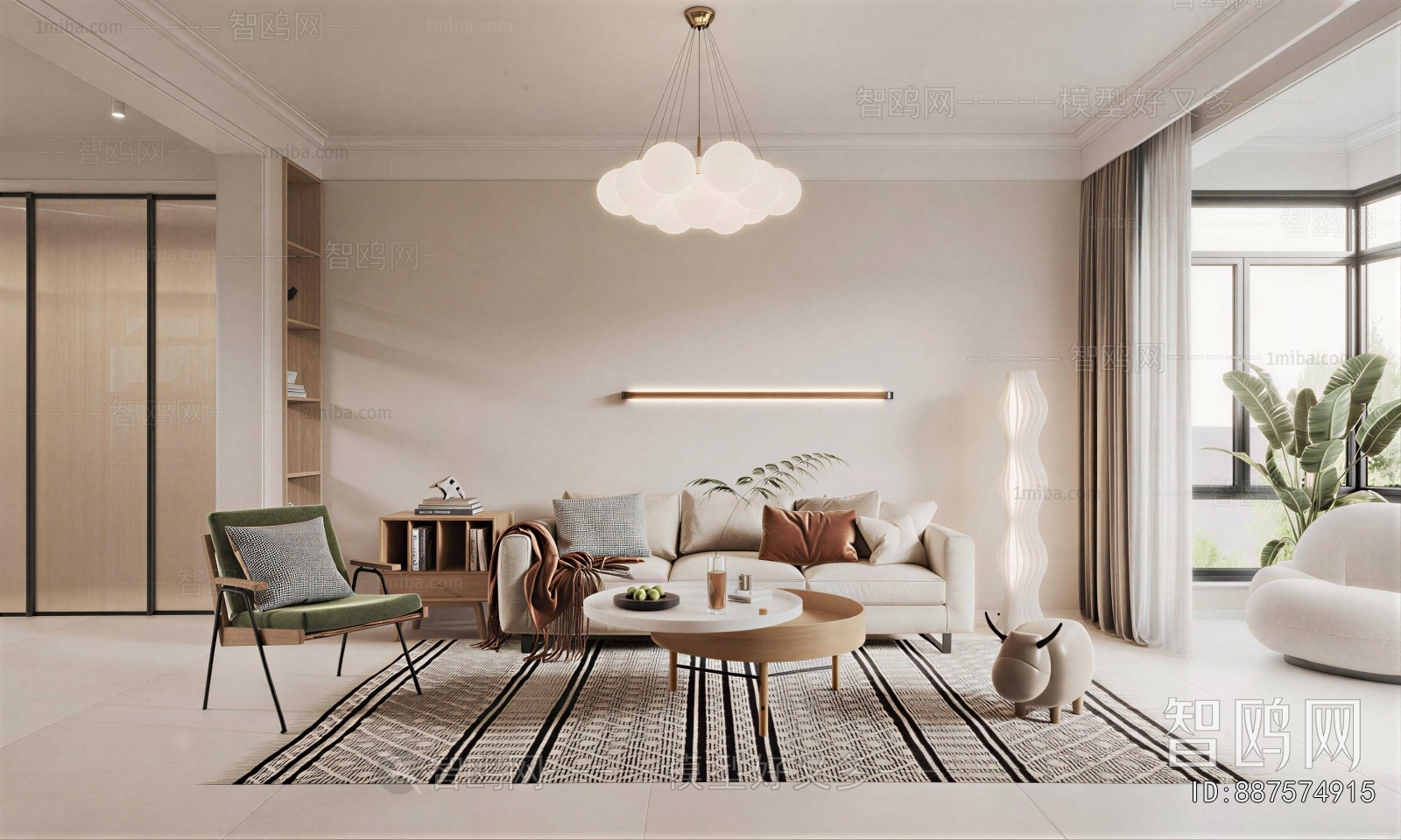 Nordic Style A Living Room