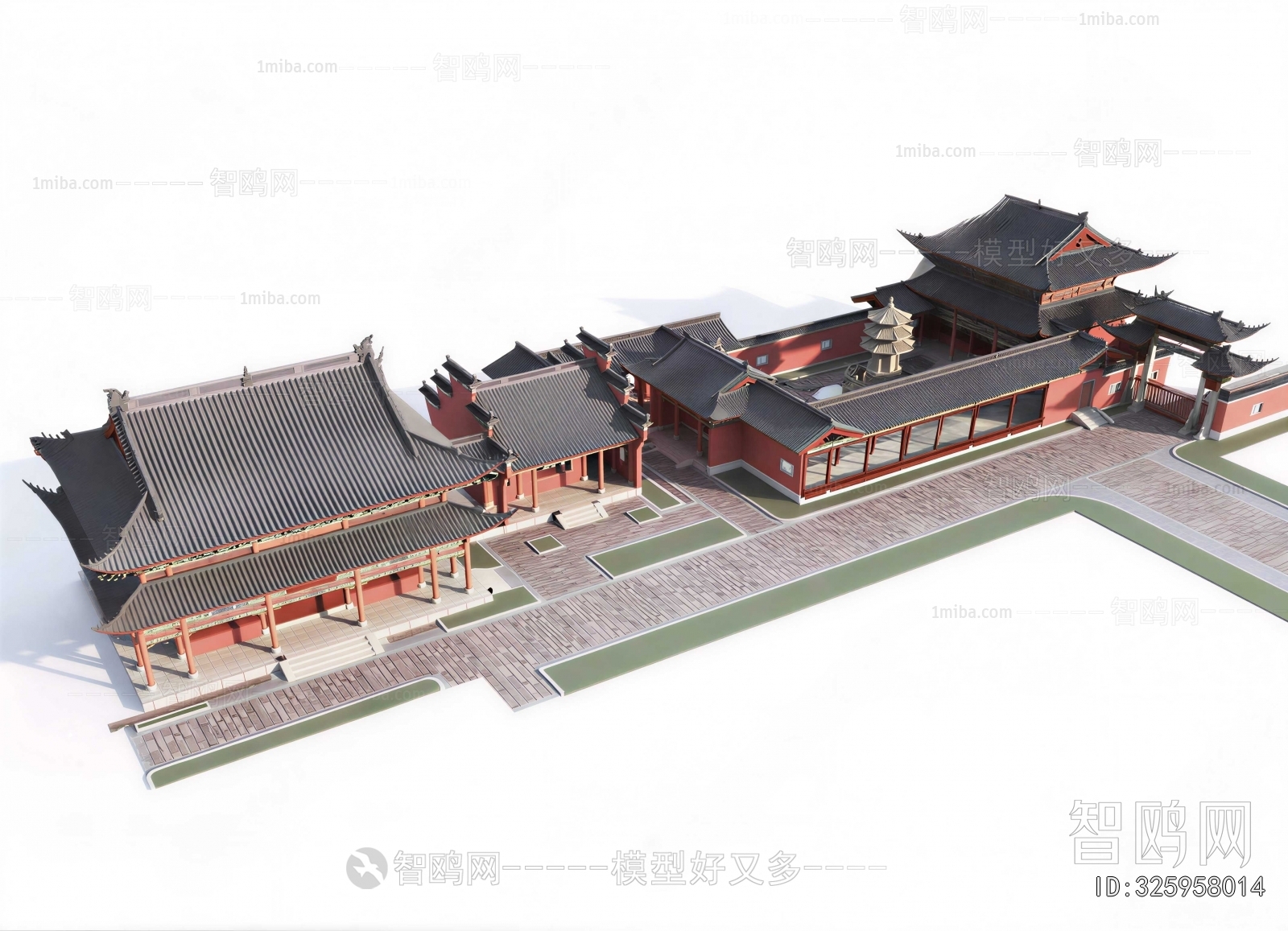 Chinese Style Ancient Architectural Buildings