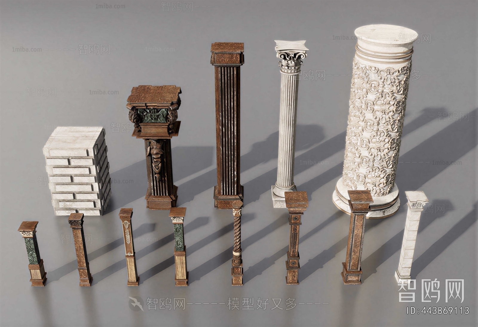 European Style Roman Pillar