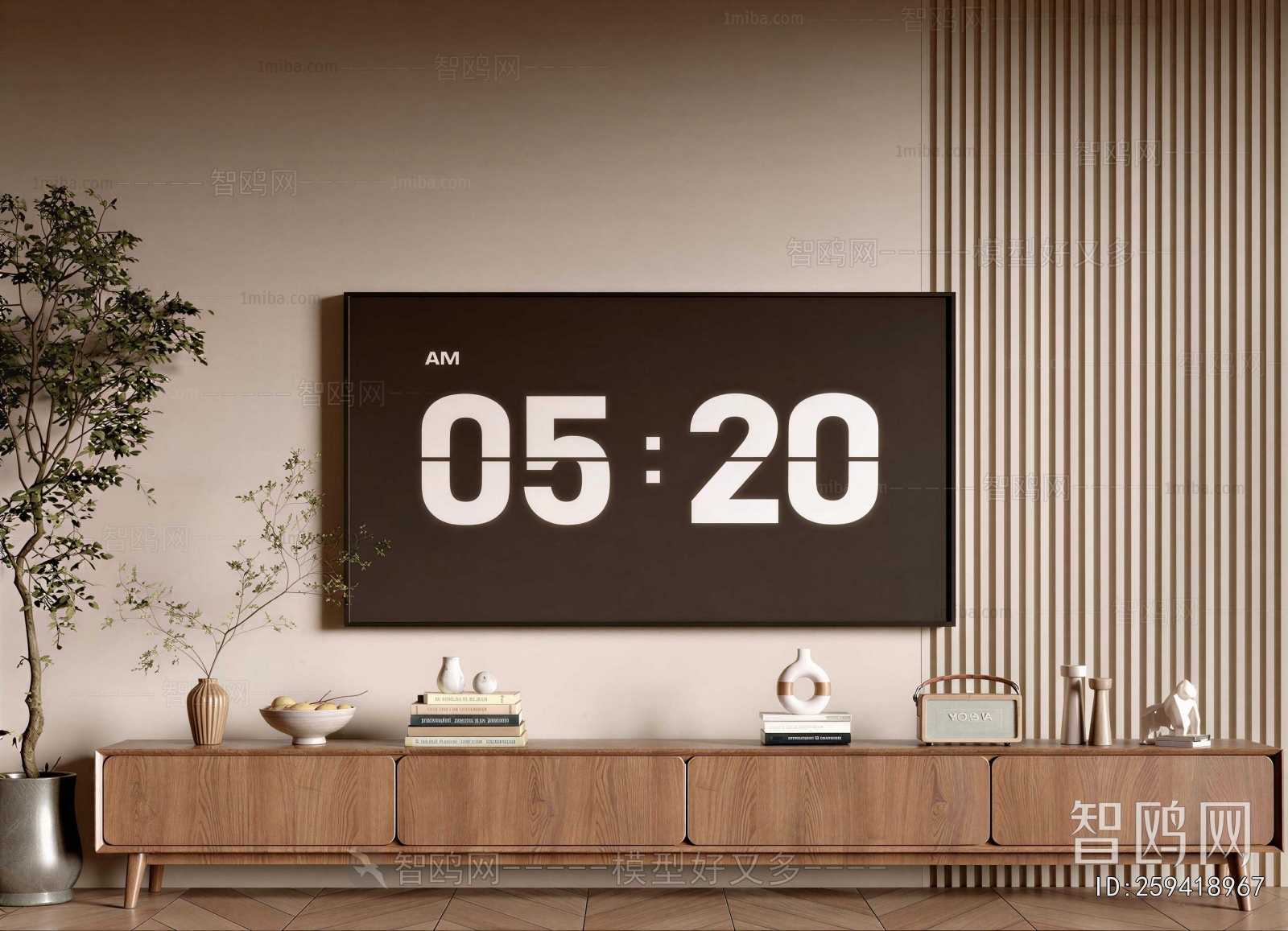 Japanese Style TV Cabinet