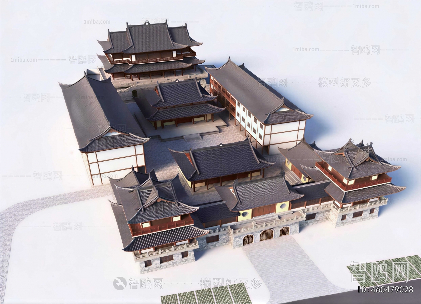 Chinese Style Ancient Architectural Buildings
