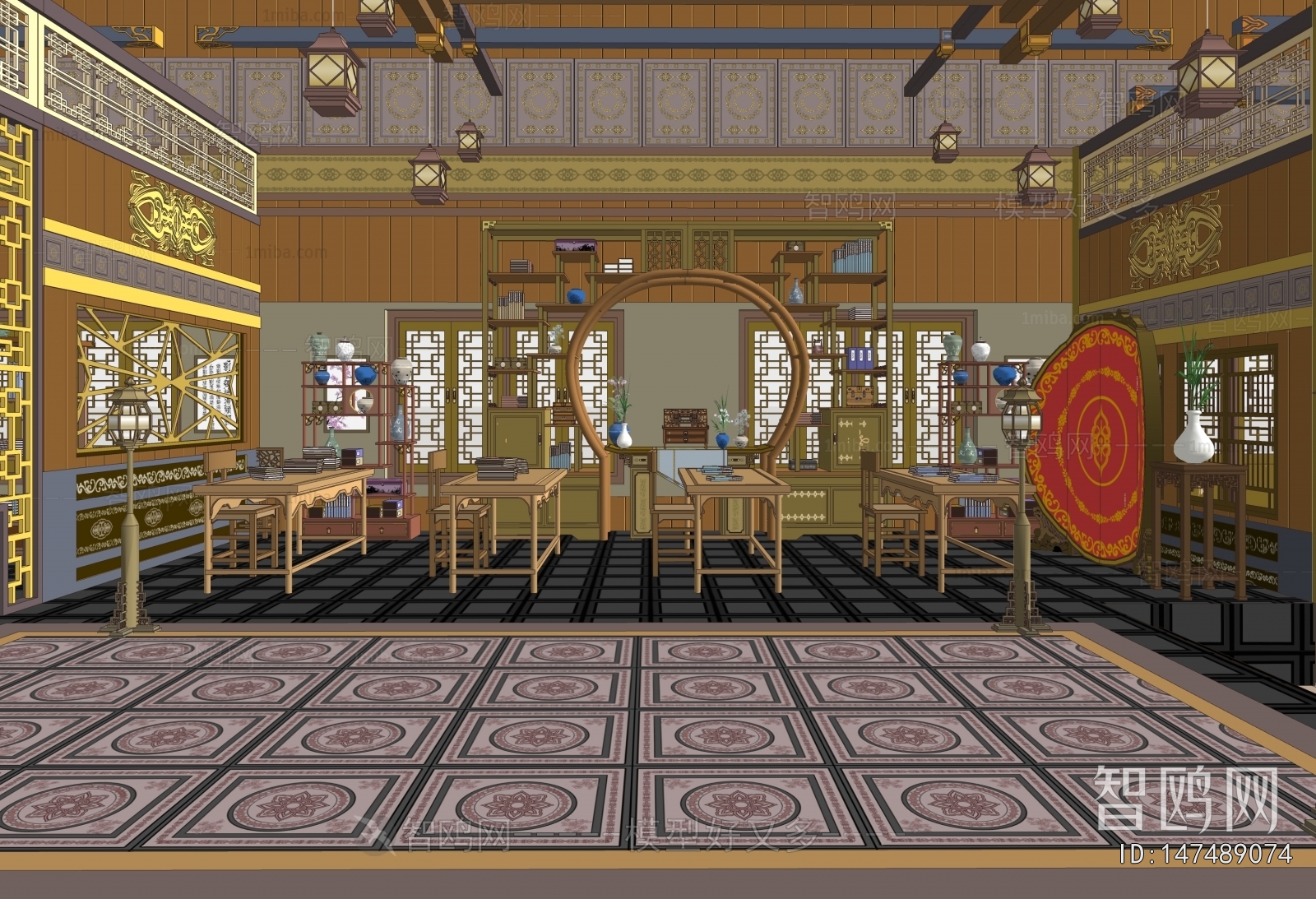 Chinese Style Ancient Architectural Buildings